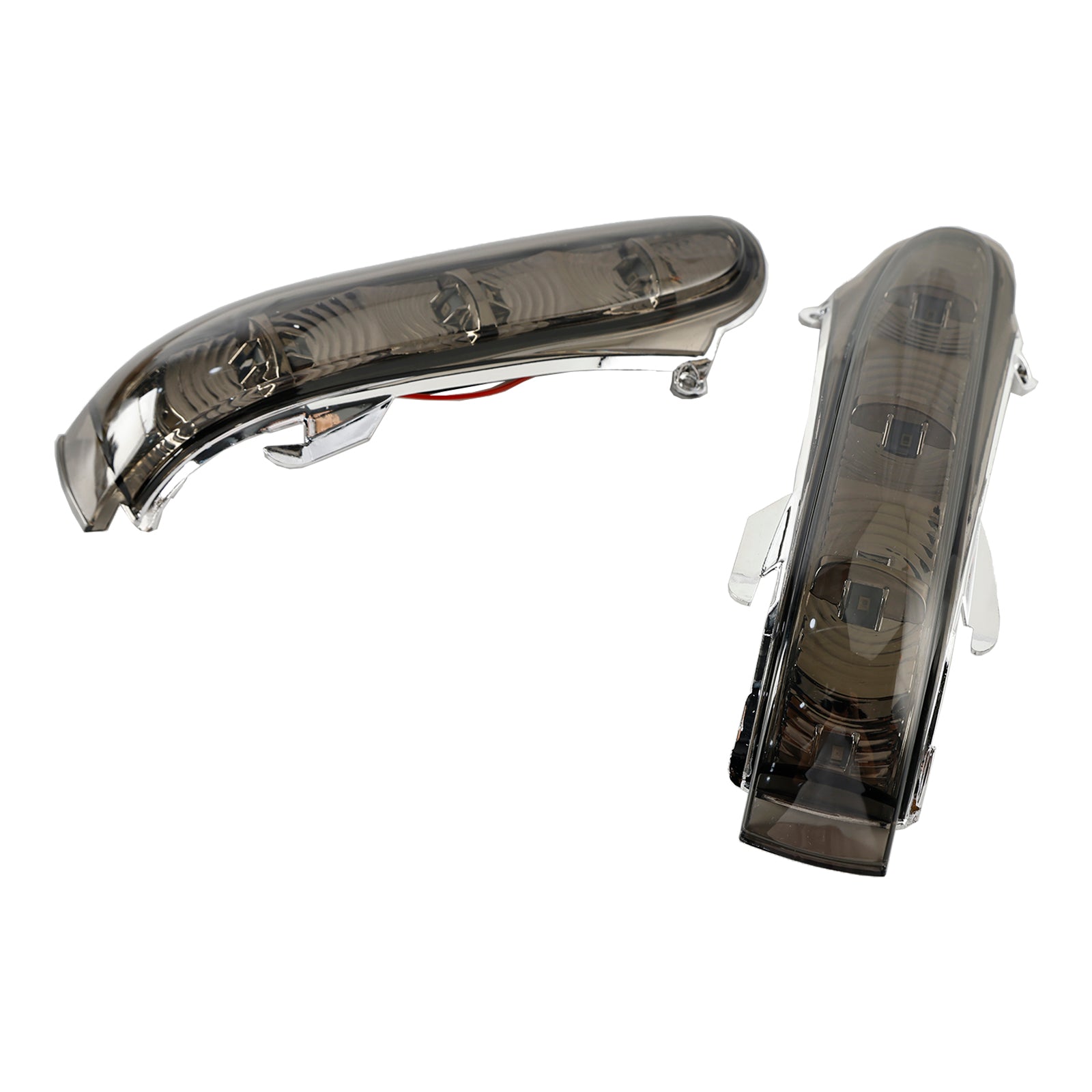 PALASER 1999-2003 Benz S W220 Cl W215 Gray Pair Side Mirror LED Turn Signal Light - Image 6
