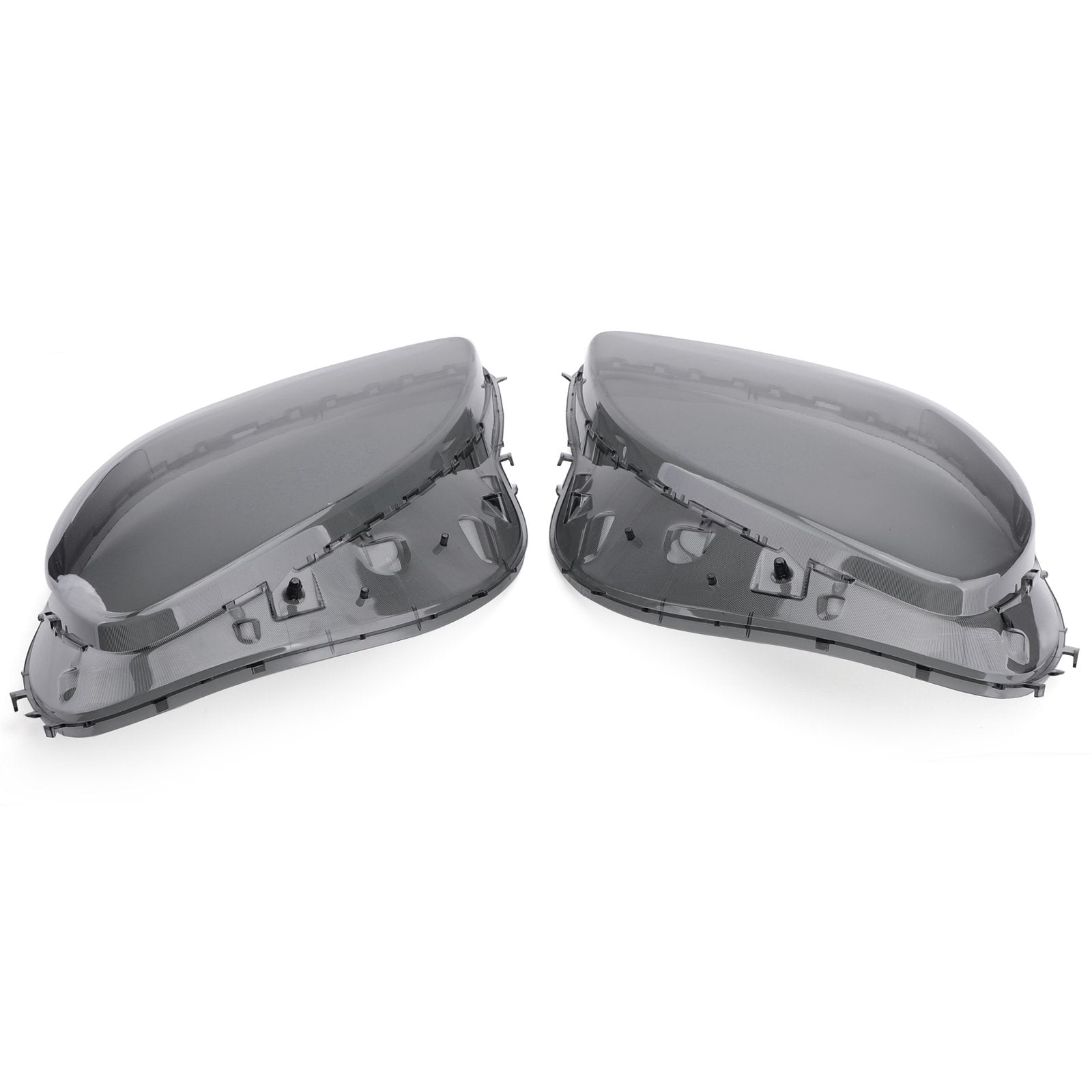 PALASER 2005-2013 C6 Corvette Headlight Lens Replacement L+r Pair Smoke/ Clear