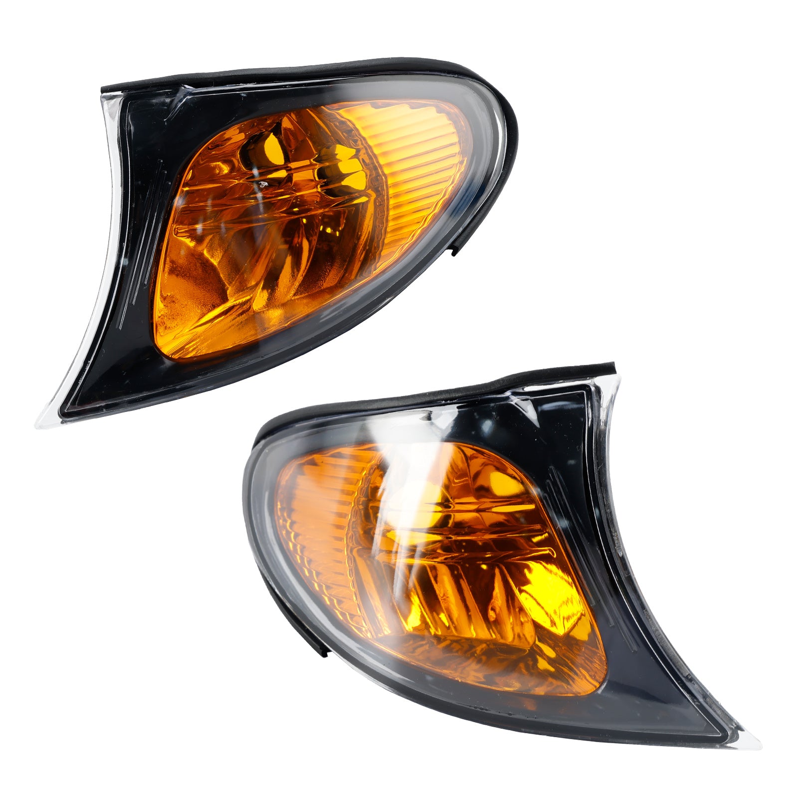 PALASER Left+right Front Indicator Turn Signal Yellow Corner Lights Fit For BMW 3 Series E46 02-05 - Image 8