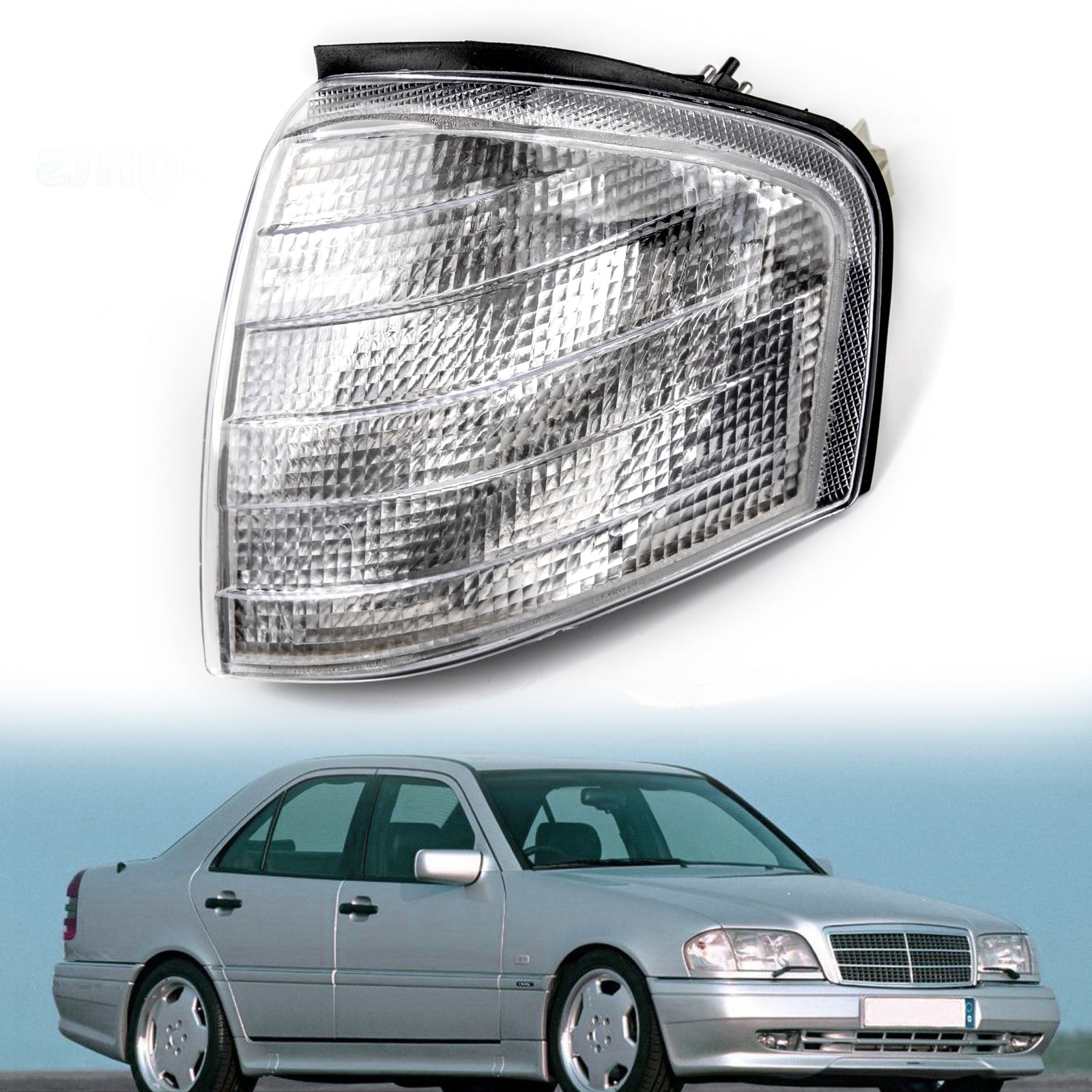 PALASER 1994-2000 Class C Signal Turn W202 Lamps Lights Corner Mercedes Pair For Benz - Image 9