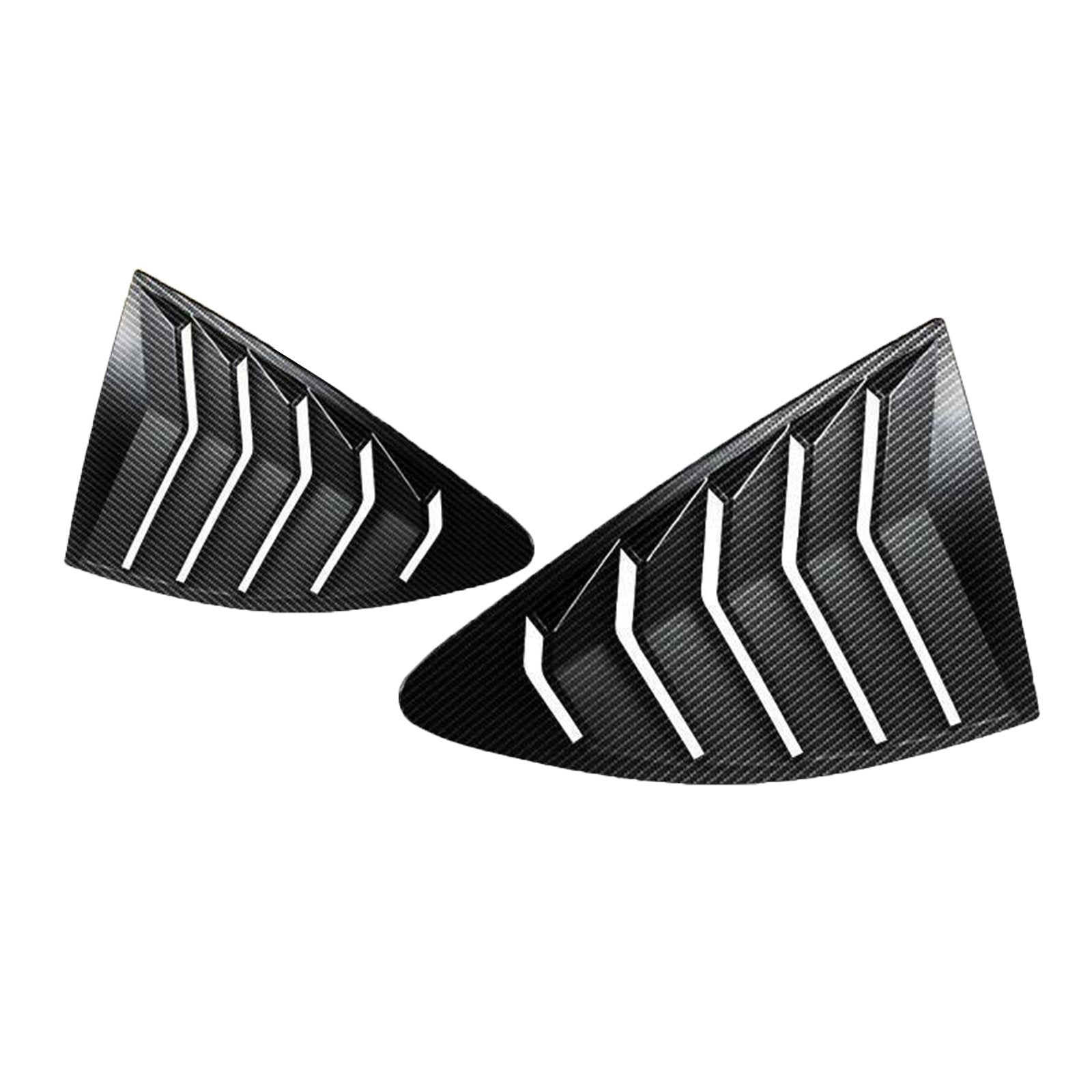 PALASER Side Window Louver Carbon For 2013-2018 Scion Frs Brz Toyota 86 GT86 AE86