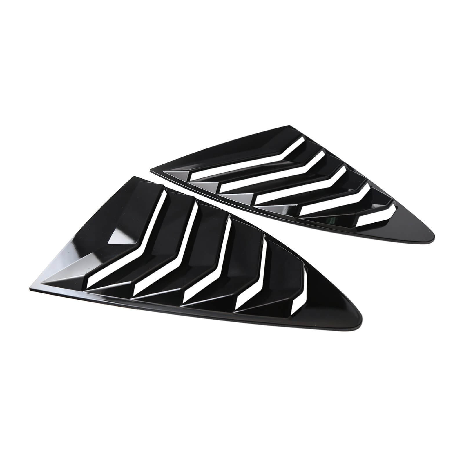 PALASER Side Window Louver Glossblack For 2013-2018 Scion Frs Brz Toyota 86 G