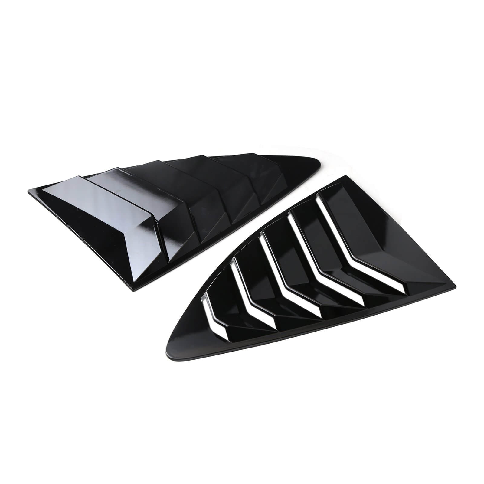 PALASER Side Window Louver Glossblack For 2013-2018 Scion Frs Brz Toyota 86 G - Image 3