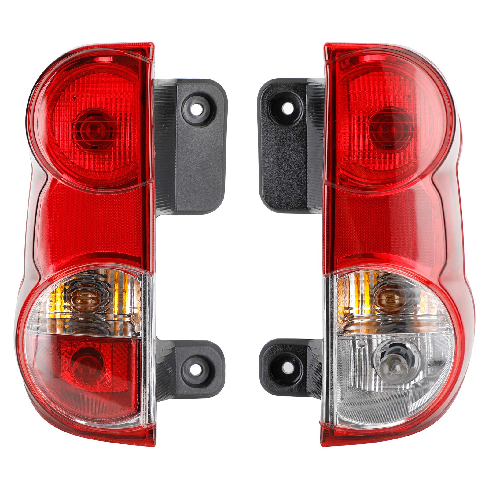 PALASER 2013-18 Nissan NV200 Left+right Tail Light Rear Lamp Clear Red Lens - Image 6