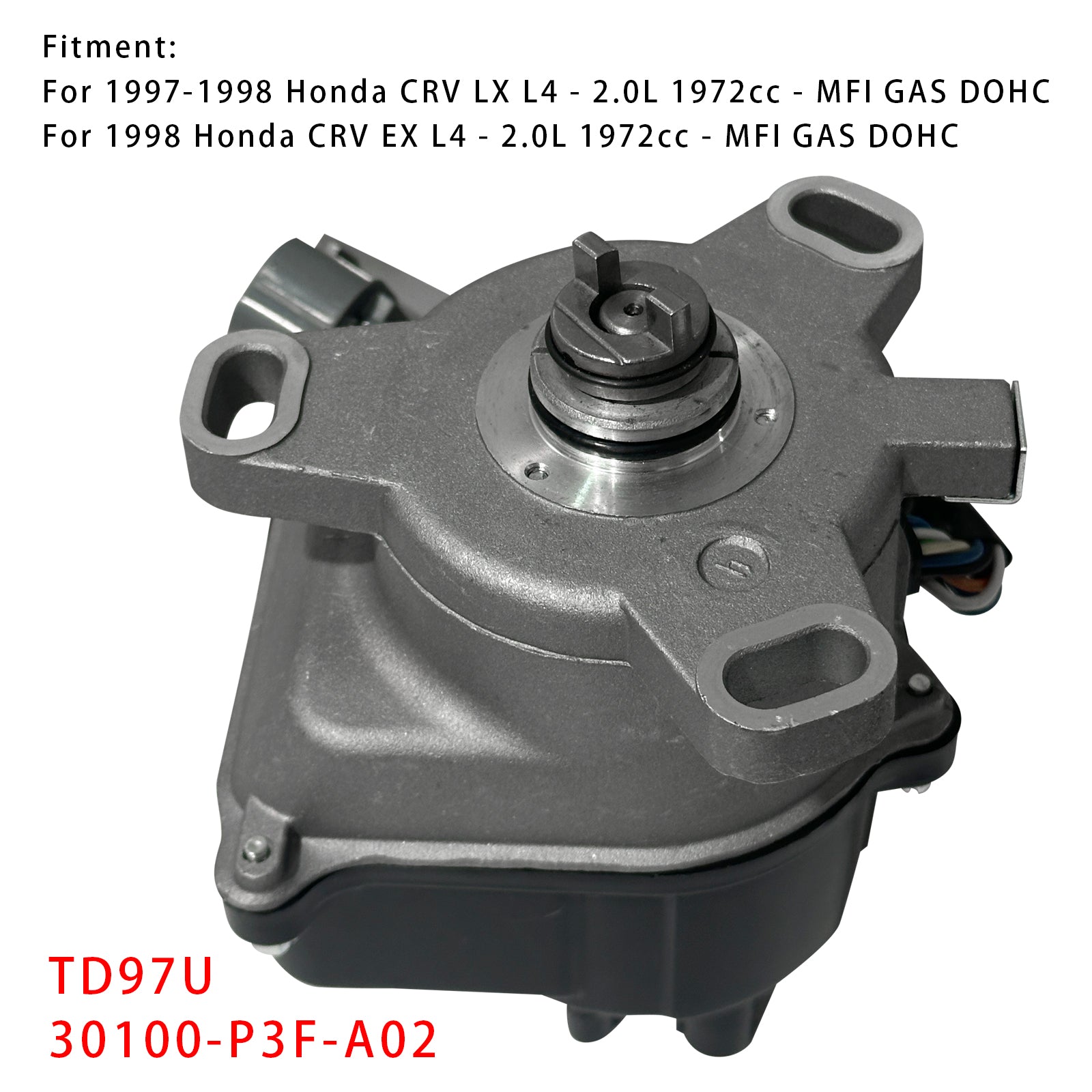 PALASER TD97U 30100-P3F-A02 Ignition Distributor For Honda Crv 1997-1998 Ex Lx 2.0L L4 - Image 3