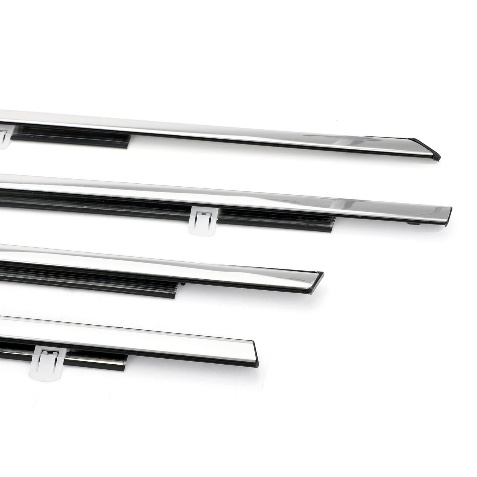 PALASER 08-12 Honda Accord Weatherstrip Window 4PCS Moulding Trim Seal Belt Chrome 72410-TAO-A01