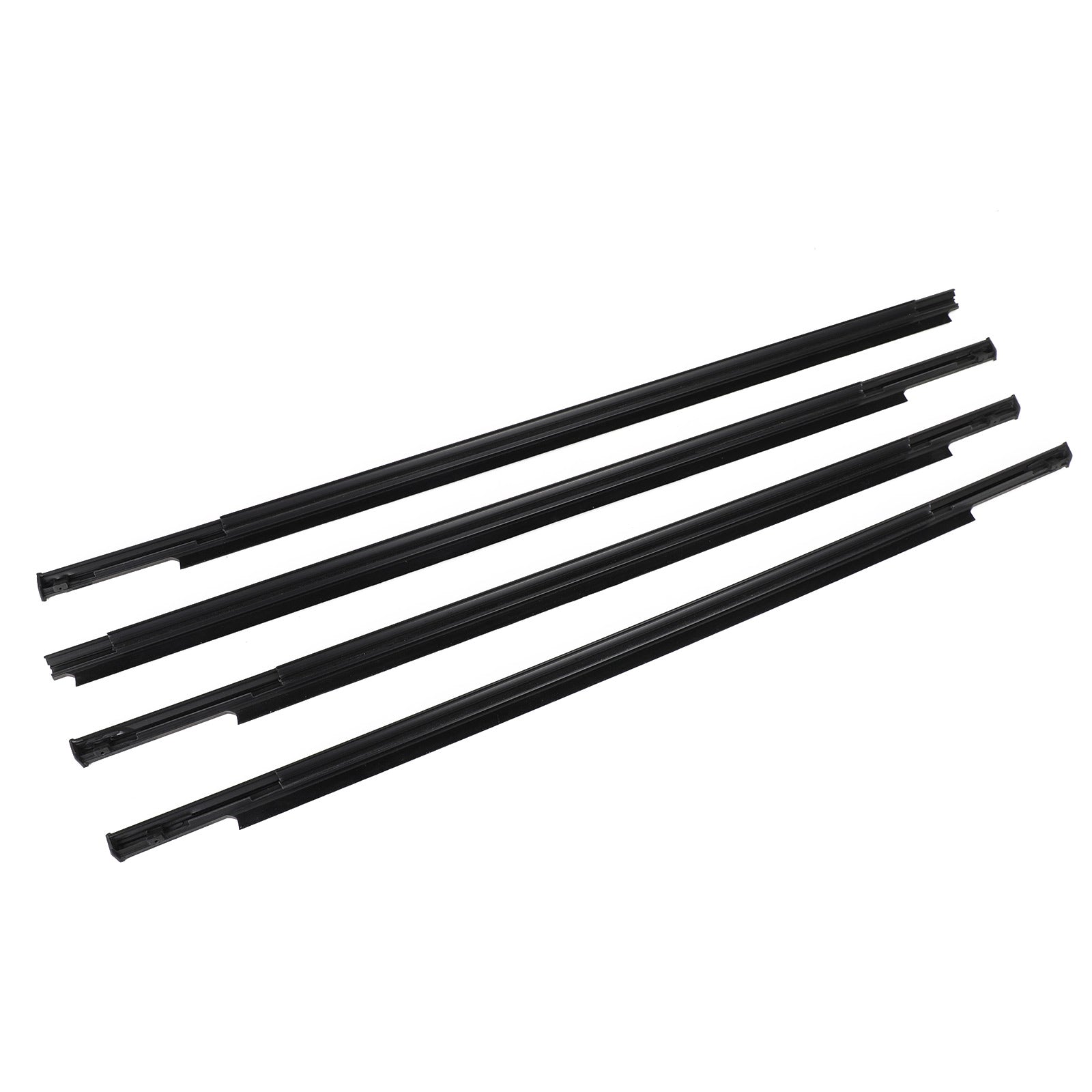 PALASER 2006-2012 Mitsubishi Outlander 4x Car Outside Window Weatherstrip Seal Belt Moulding 5727A007 5727A008