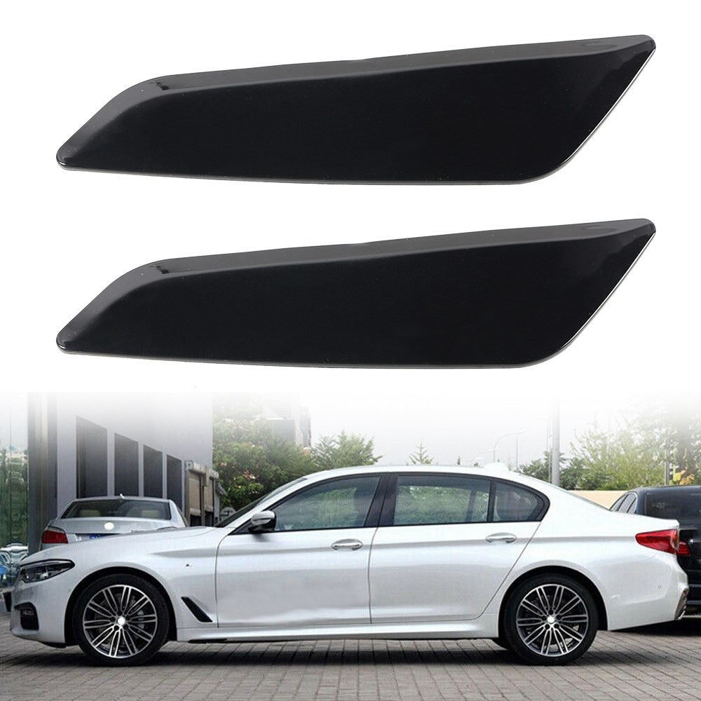 PALASER Mw 5 Series G30 2017+ Glossy Black Fender Side Air Vent Outlet Cover Trim - Image 4