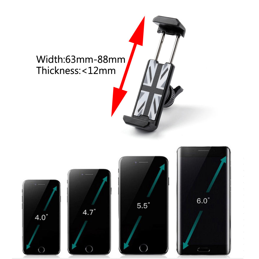 PALASER Mini Cooper F54 F55 F56 Gy 360 Degree Rotation Car Phone Mount Cradle Holder Stand - Image 3