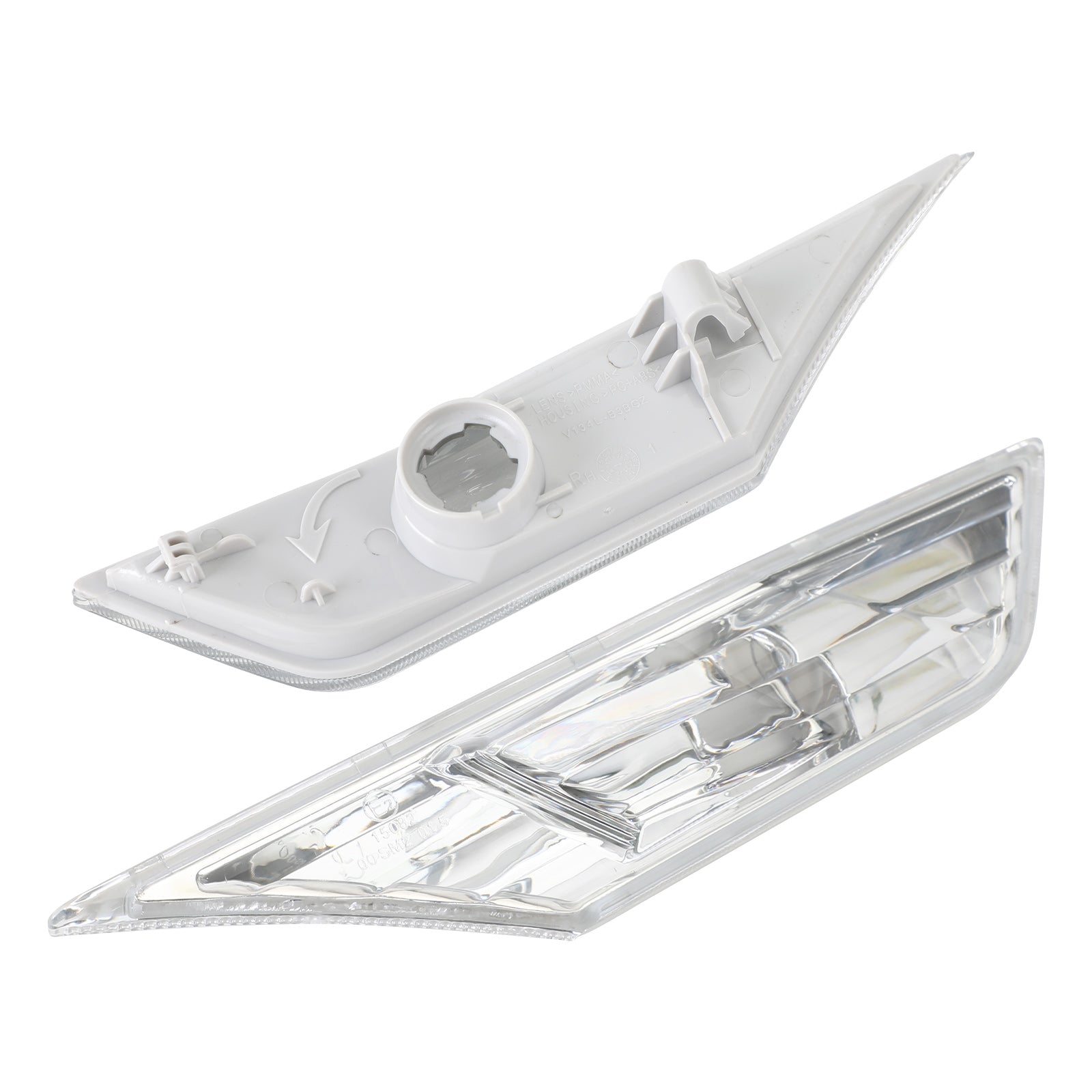 PALASER 2016-2021 Honda Civic Amber Side Marker Lamp Turn Signal Light Housing - Image 7