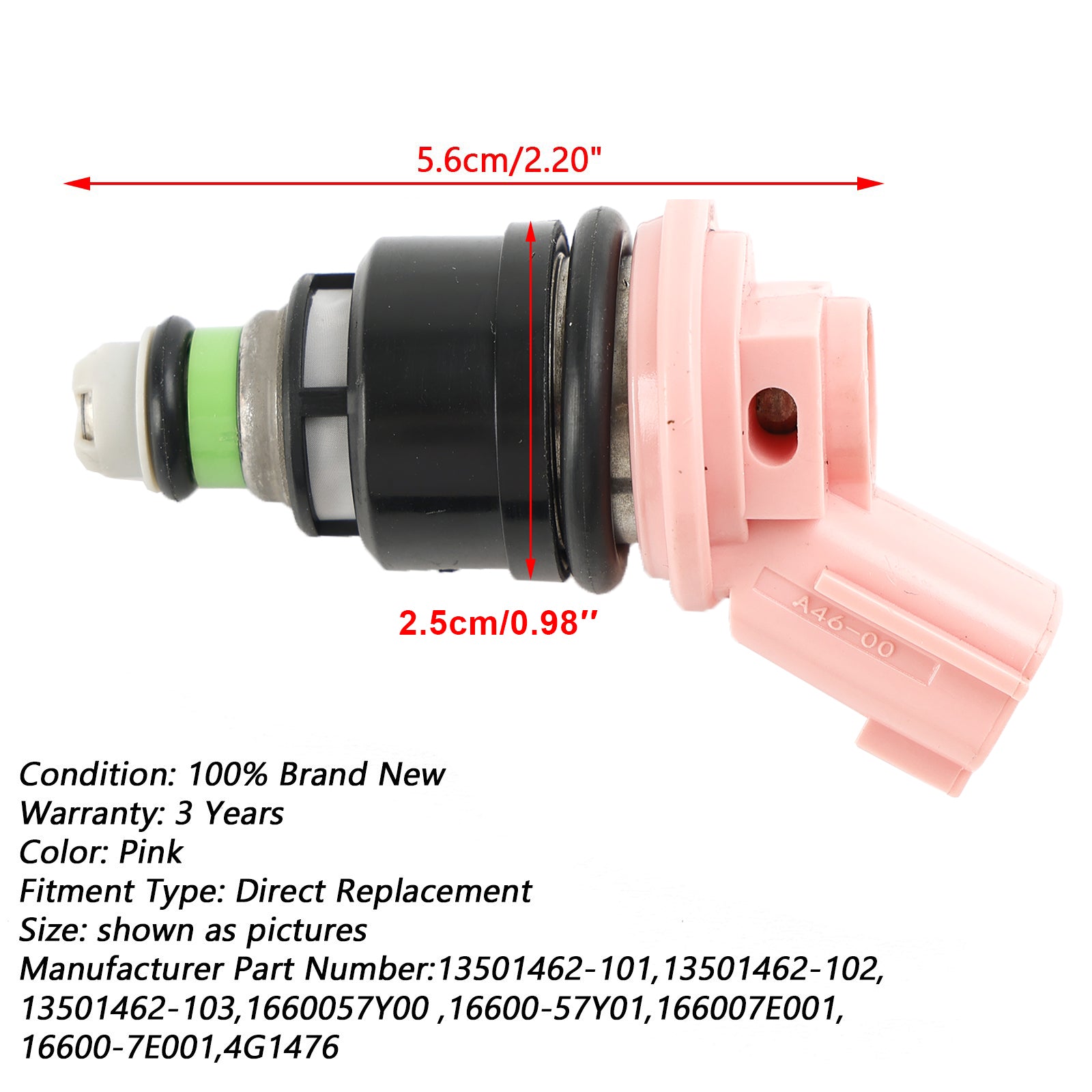 PALASER 1Pcs Fuel Injectors Fit Nissan Maxima Sentra 1991-1999 200SX Nx 16600-57y01 - Image 7