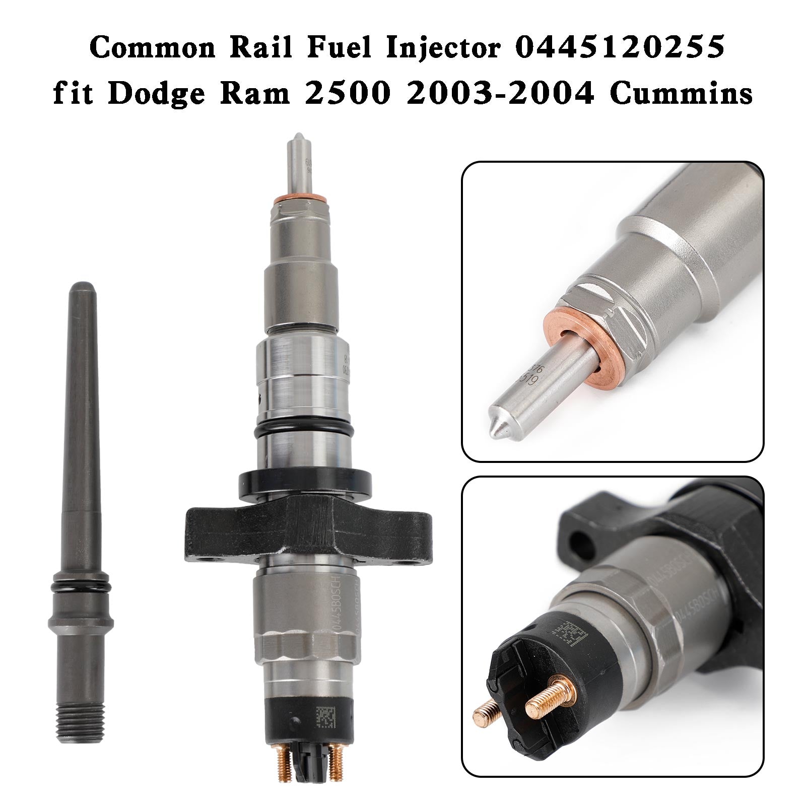 PALASER 2003 Dodge Pick-up Truck 5.9L Diesel Common Rail Fuel Injector 0445120255 5263318 044512010 0445120113 0986435503 - Image 9