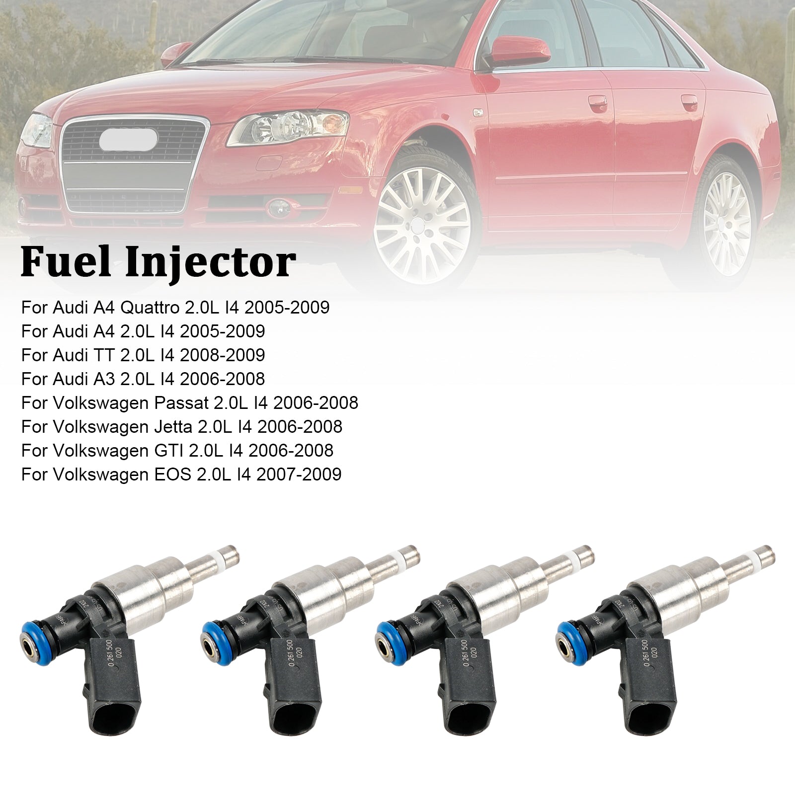 PALASER 2006-2008 Volkswagen Jetta 2.0L I4 Fuel Injector 06F906036A 0261500025 - Image 17