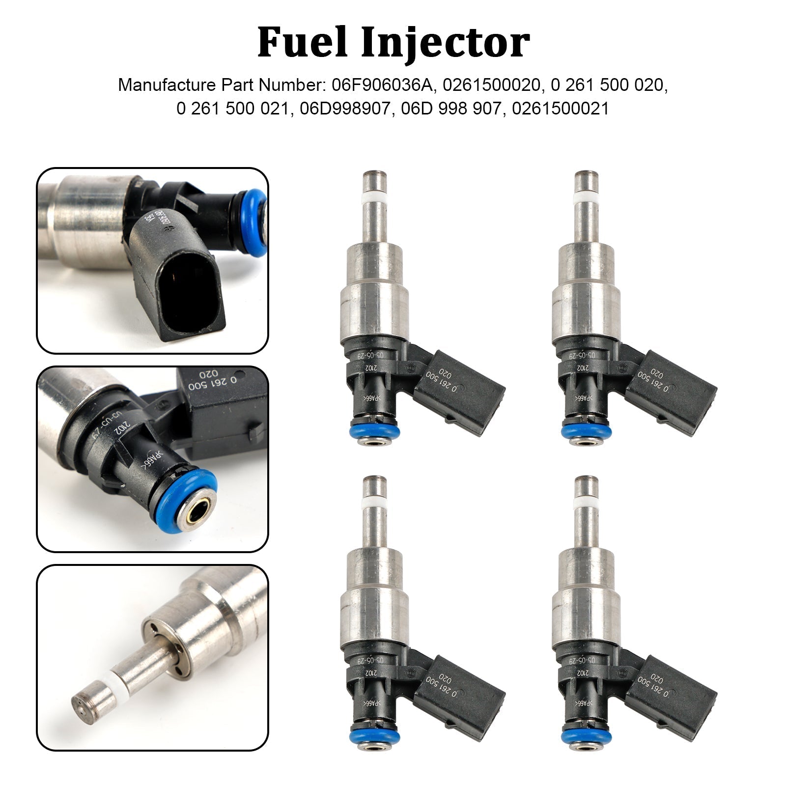 PALASER 2006-2008 Volkswagen Gti 2.0L I4 Fuel Injector 06F906036A 0261500026 - Image 21