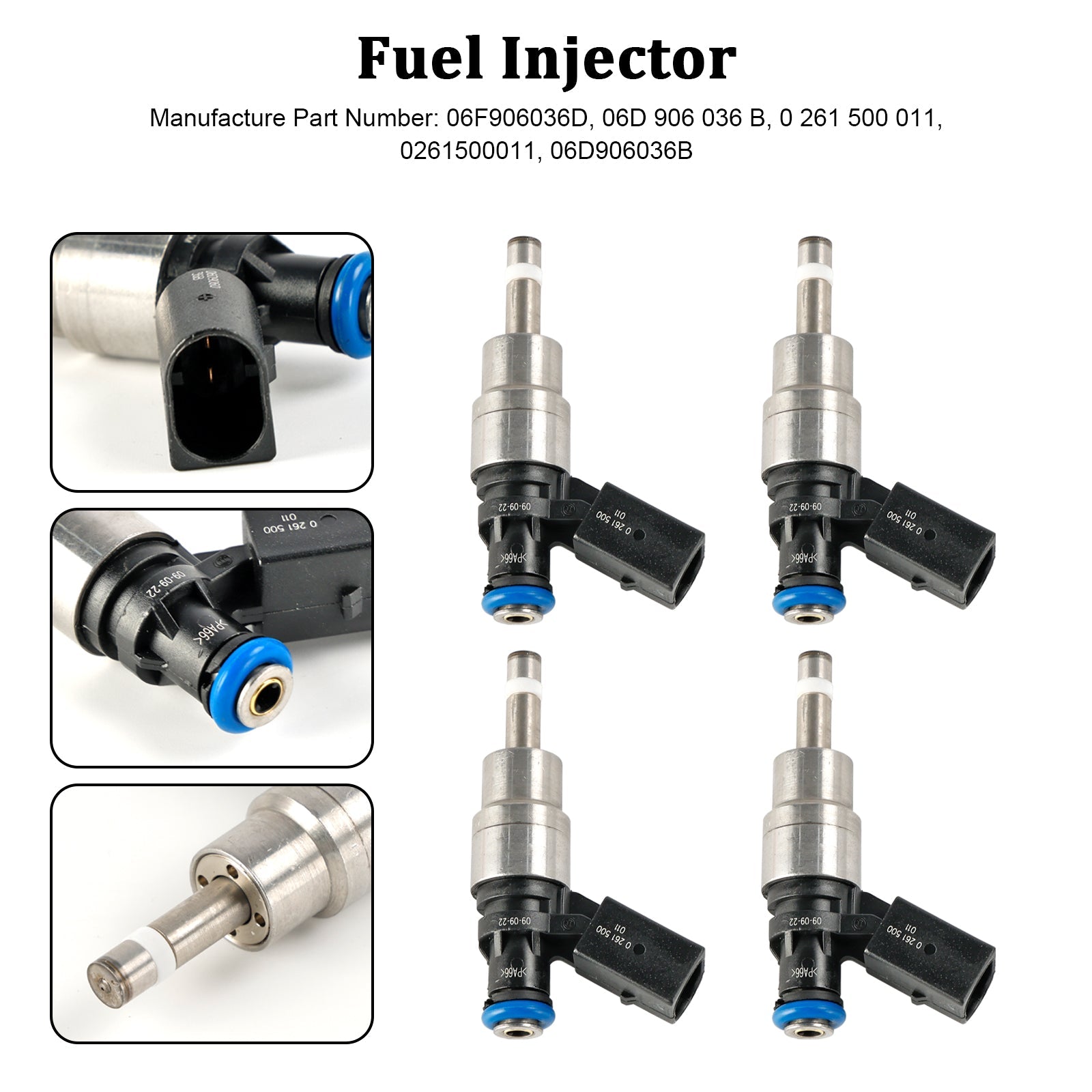 PALASER 2004-2008 Audi A3 2.0T Fuel Injector 0261500011 06F906036D - Image 21