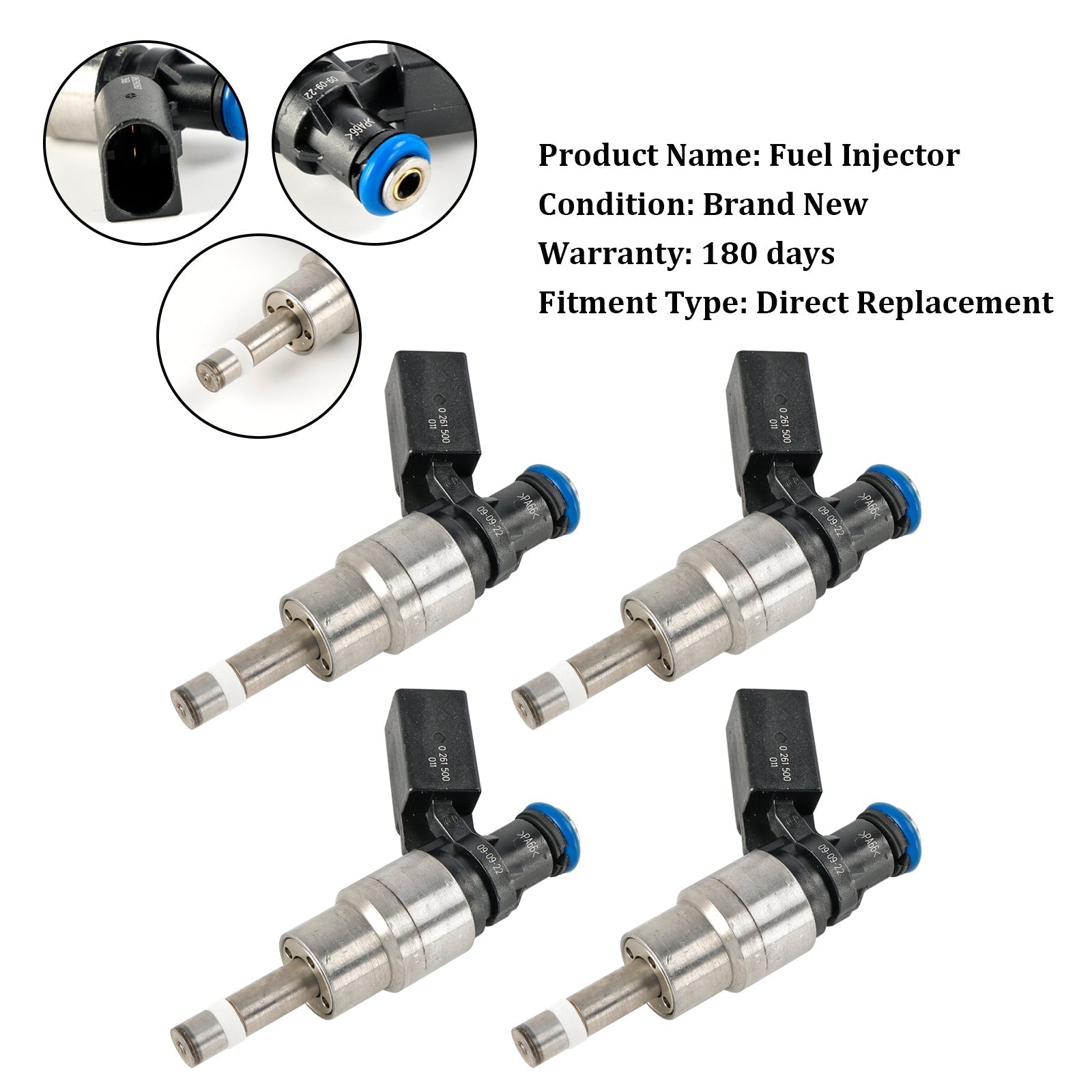 PALASER 2004-2008 Vw Golf 2.0T Fuel Injector 0261500011 06F906042D - Image 22
