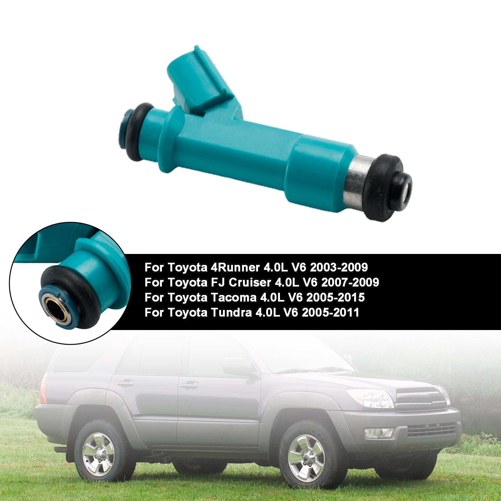 PALASER 2003-2009 Toyota 4Runner 4.0L V6 Fuel Injectors 23250-31060 23250-31010 - Image 6
