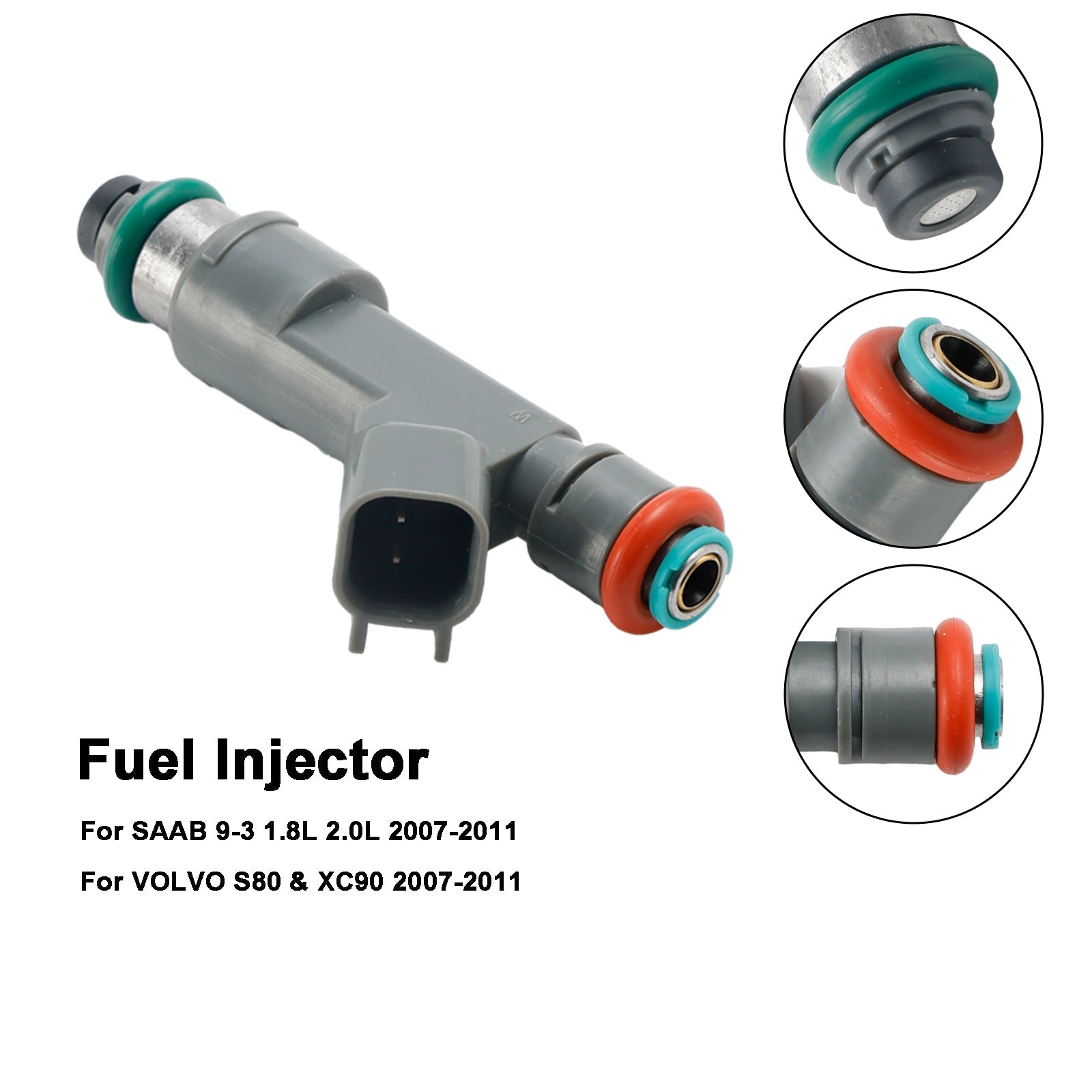 PALASER 2007-2011 Saab 9-3 1.8L 2.0L Volvo S80 & XC90 Fuel Injector 55559397 8653608 - Image 7
