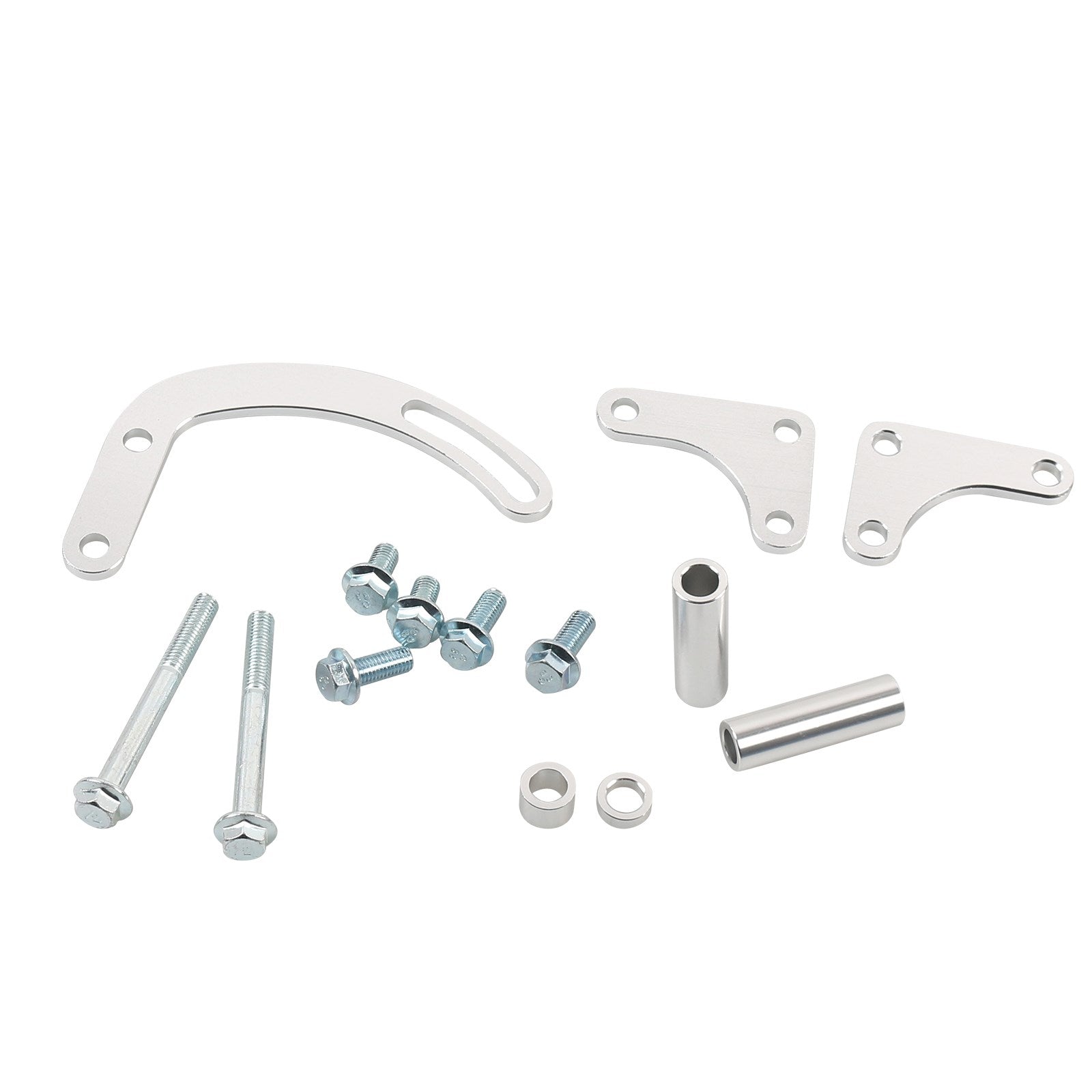 PALASER Billet Power Steering Pump Bracket Kit Fit Chevy Sbc 305 327 350 Small Block - Image 5
