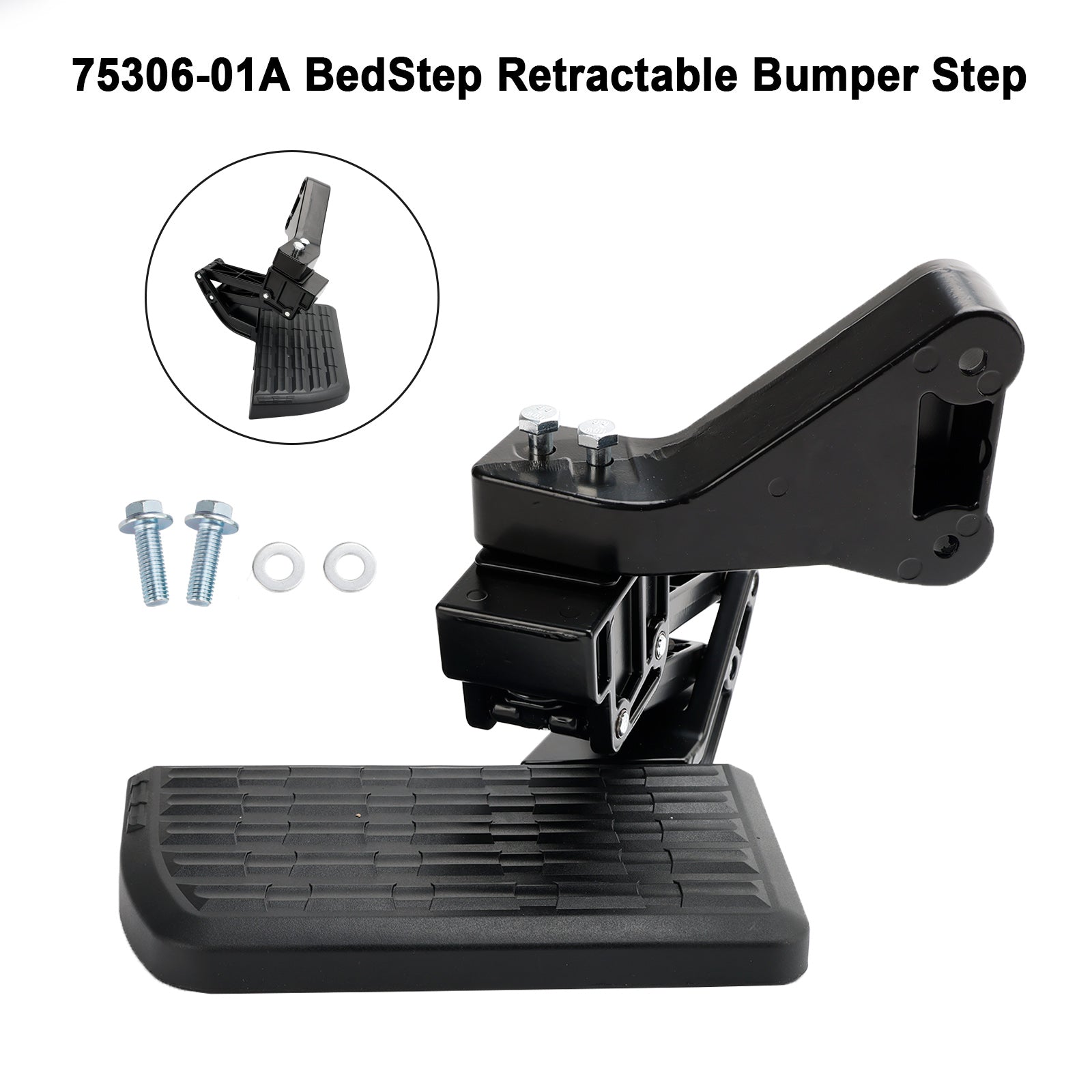 PALASER 13-18 Dodge Ram 2500/350 75306-01A Bedstep Retractable Bumper Step - Image 8