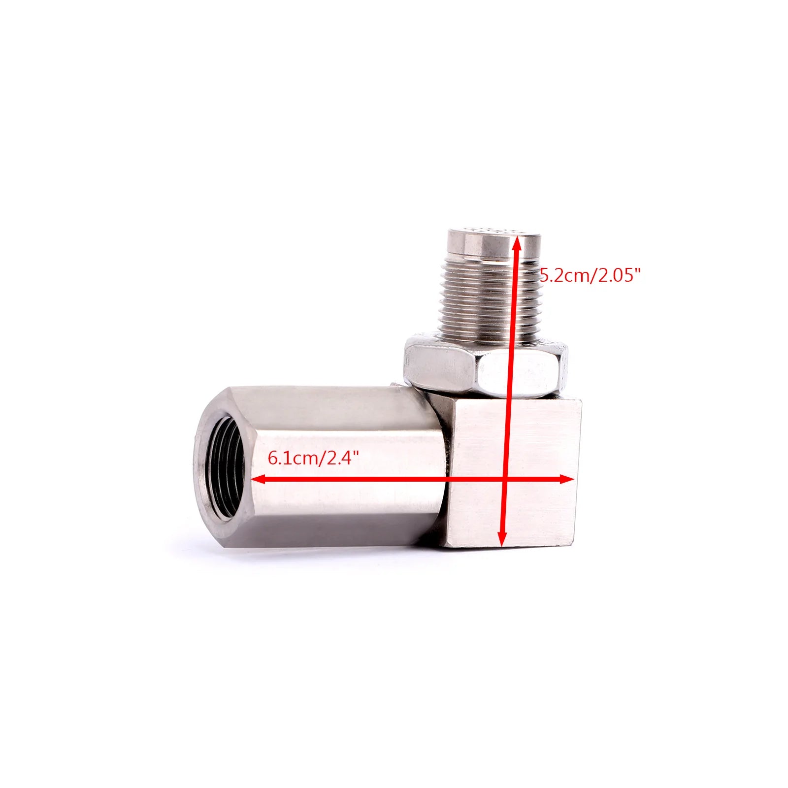 PALASER 90 Degree Check Engine Light Eliminator O2 Sensor Adapter With Mini Cat Fix P0420 Error Code Euro 5 Standard - Image 2