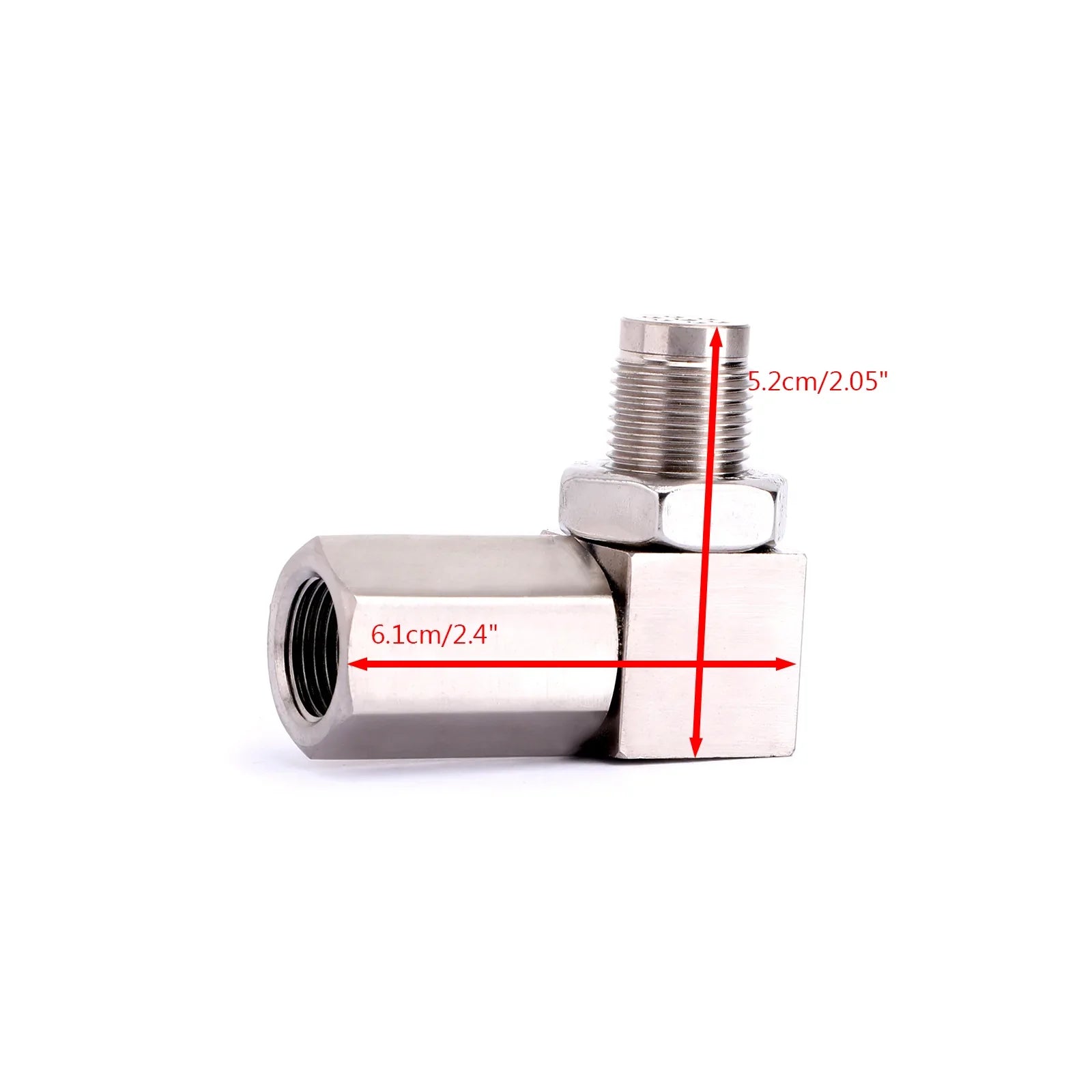 PALASER 90° O2 Oxygen Sensor Spacer Fix P0420/P0042/P0430 Check Engine Light Cel Mini Catalytic Converter Euro 5 Standard - Image 3