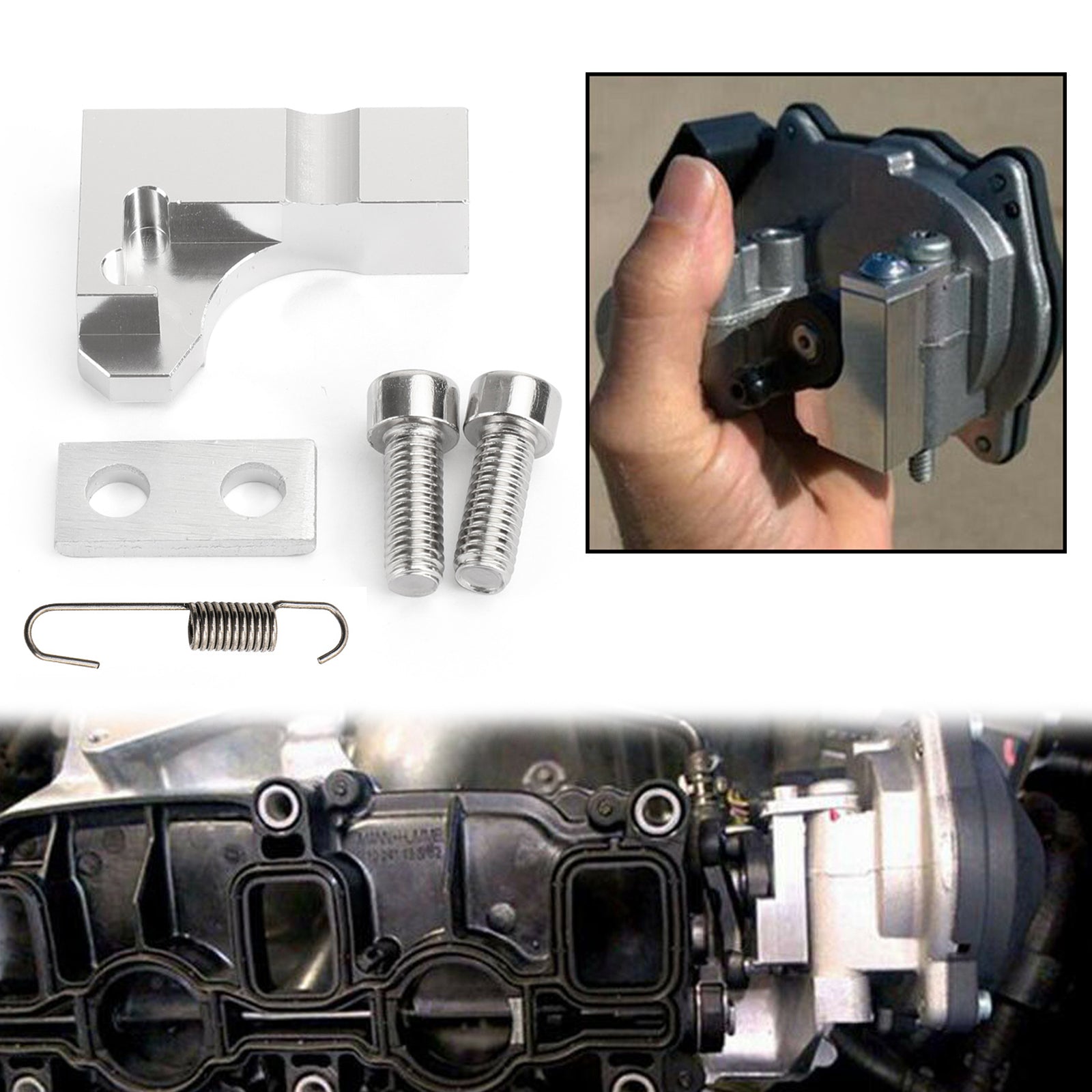PALASER P2015/Repair Bracket Fits Vw Audi Skoda Seat 2.0 Tdi Cr Alu Manifold 03L129711E - Image 3