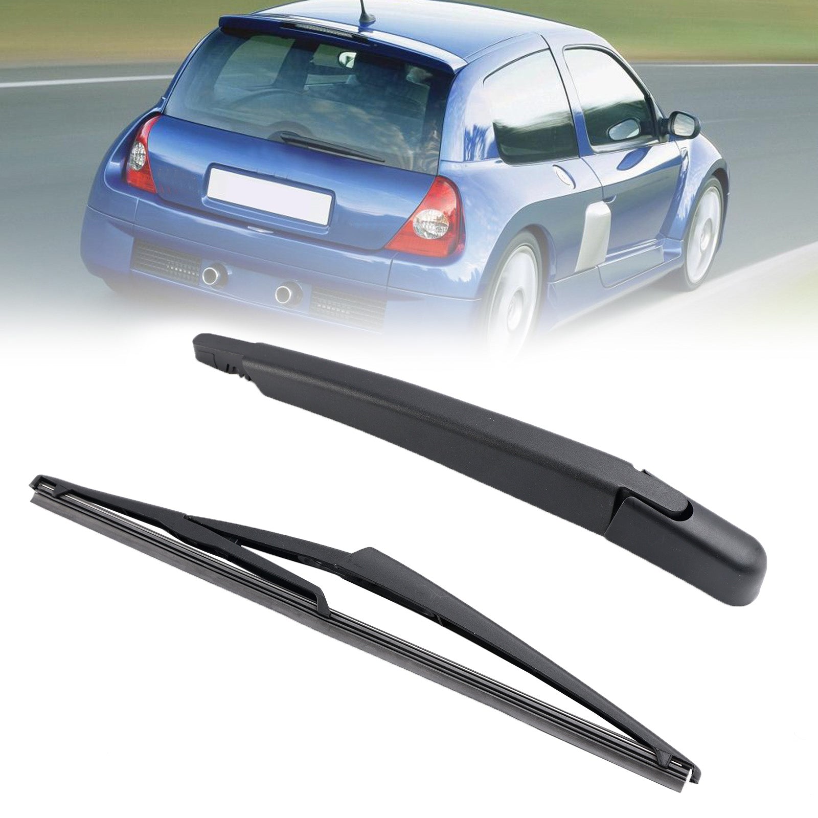 PALASER Renault Clio Ii 1998-2012 Rear Window Windshield Wiper Arm Blade Set - Image 8