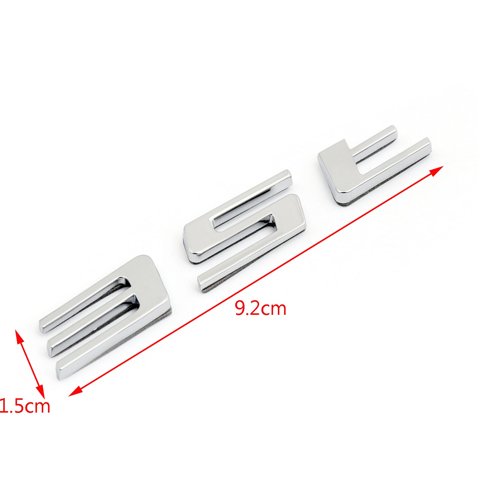 PALASER Jaguar F-pace Chrome Letter 35T Car Sticker Auto Rear Decal Emblem - Image 2