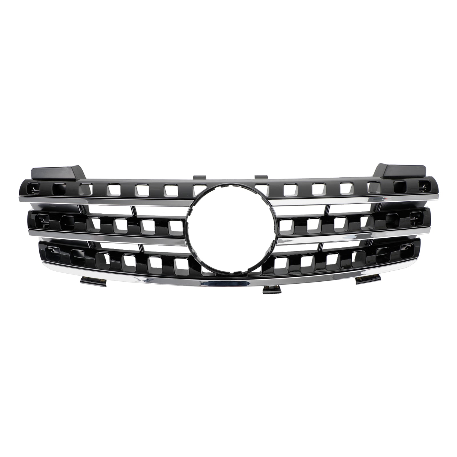 PALASER 2005-2008 W164 Benz Ml-class Front Grill Chrome/black Grille - Image 6