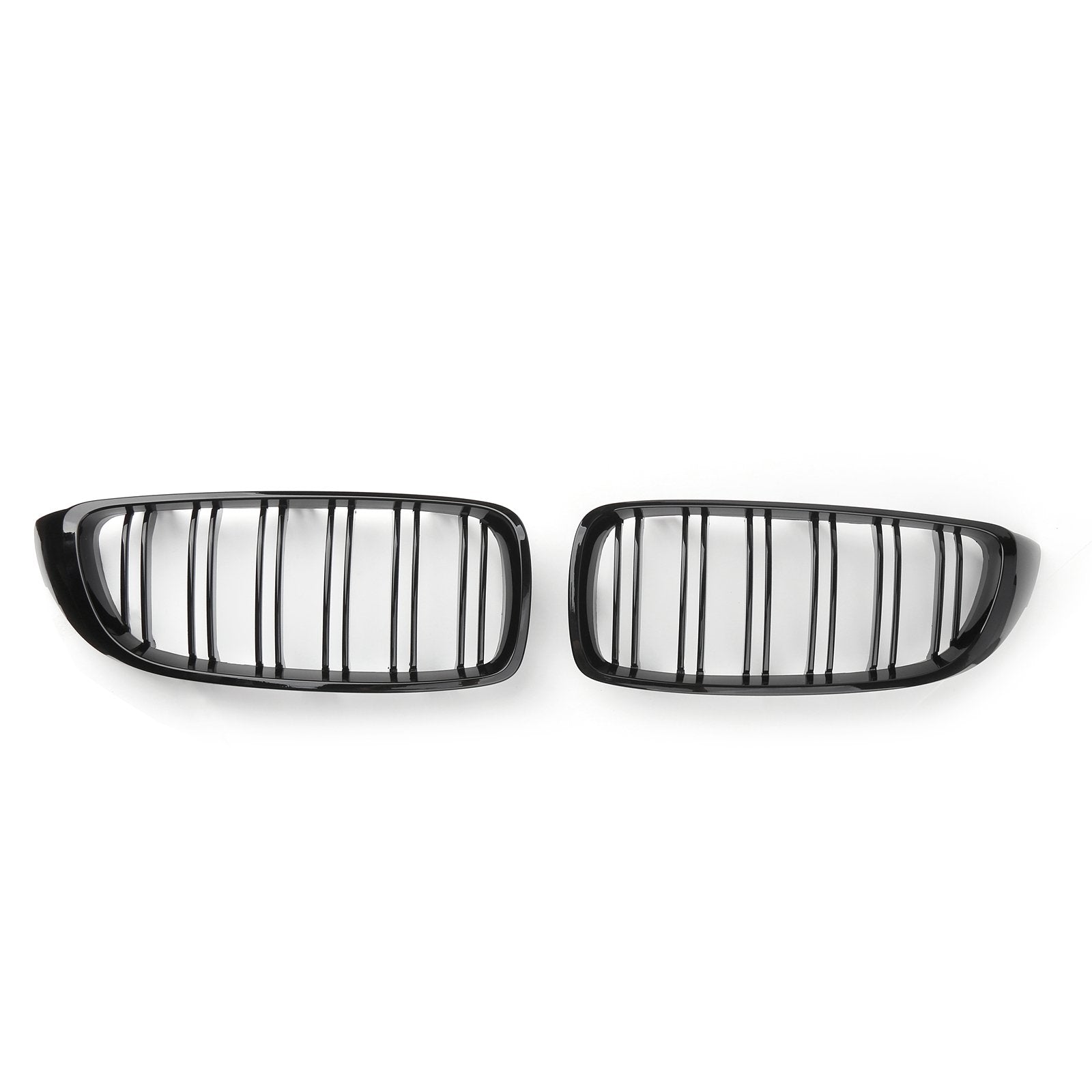 PALASER For BMW F32 F33 F36 F82 2014+ Gloss Black Kidney Grille Dual Slat M4 Sport Grill - Image 5