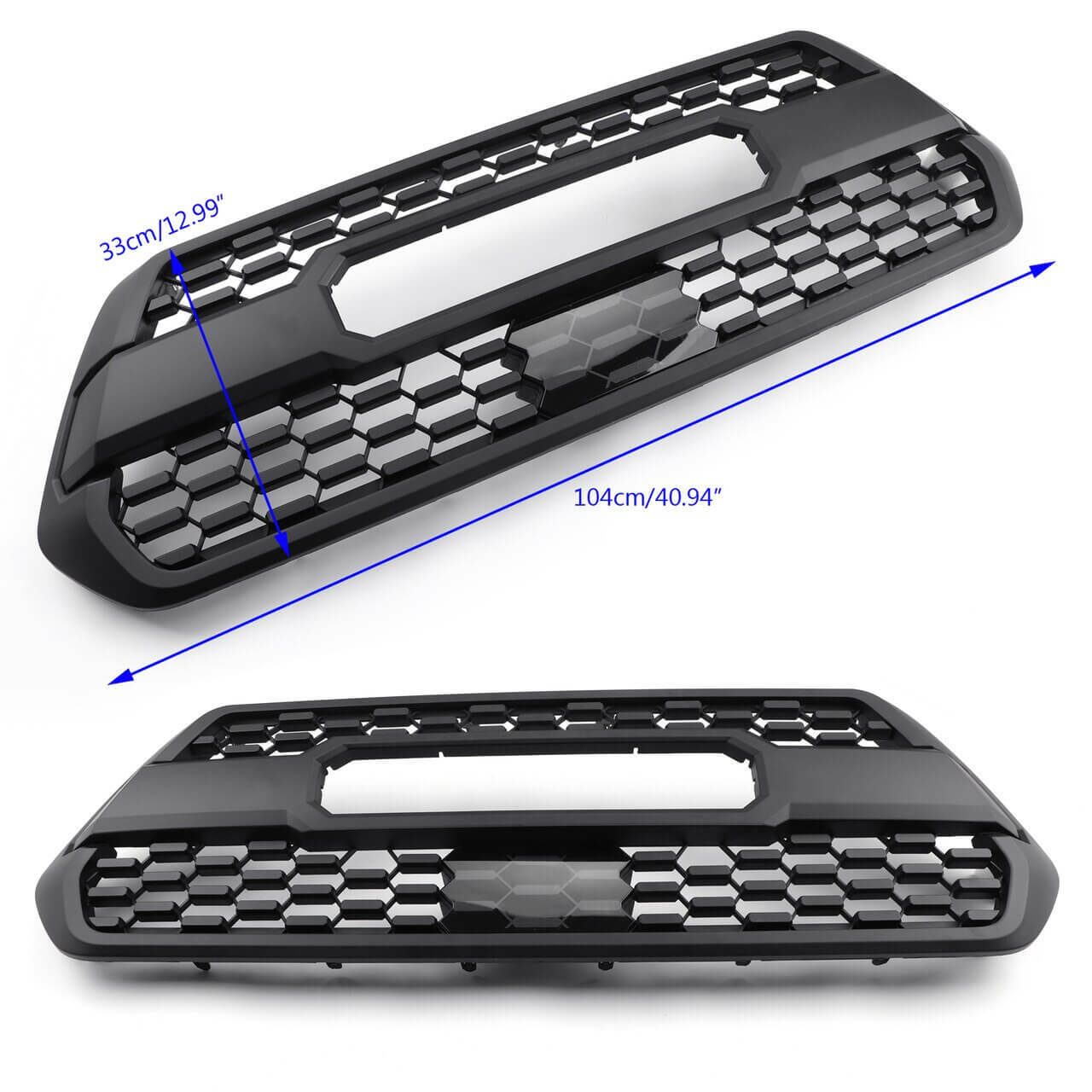 PALASER 2016-2023 Tacoma Trd Pro PT228-35170 Front Bumper Hood Grill Kit Matte Black - Image 2