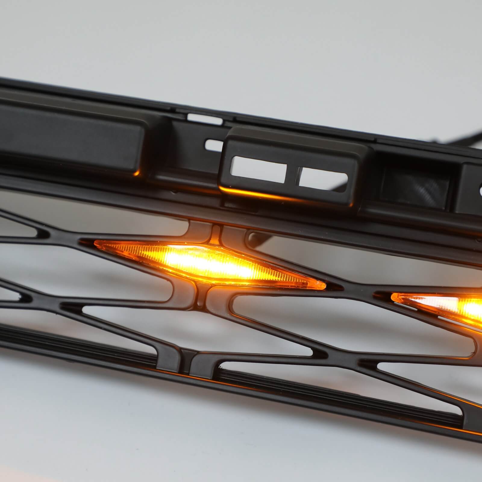 PALASER 4PCS Plastic Car Grilles Grill LED Lights For Toyota 4Runner Trd Pro 2014-2019 - Image 6