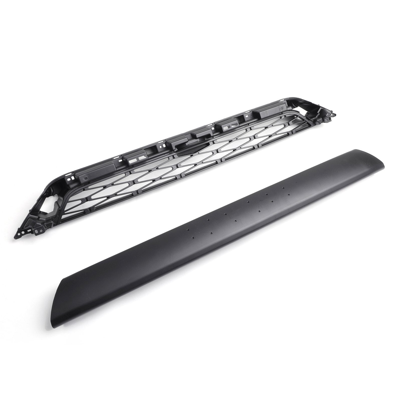 PALASER 2014-2019 Toyota 4Runner Trd Pro Front Grille Grill Kit Gray Word + LED Light - Image 12