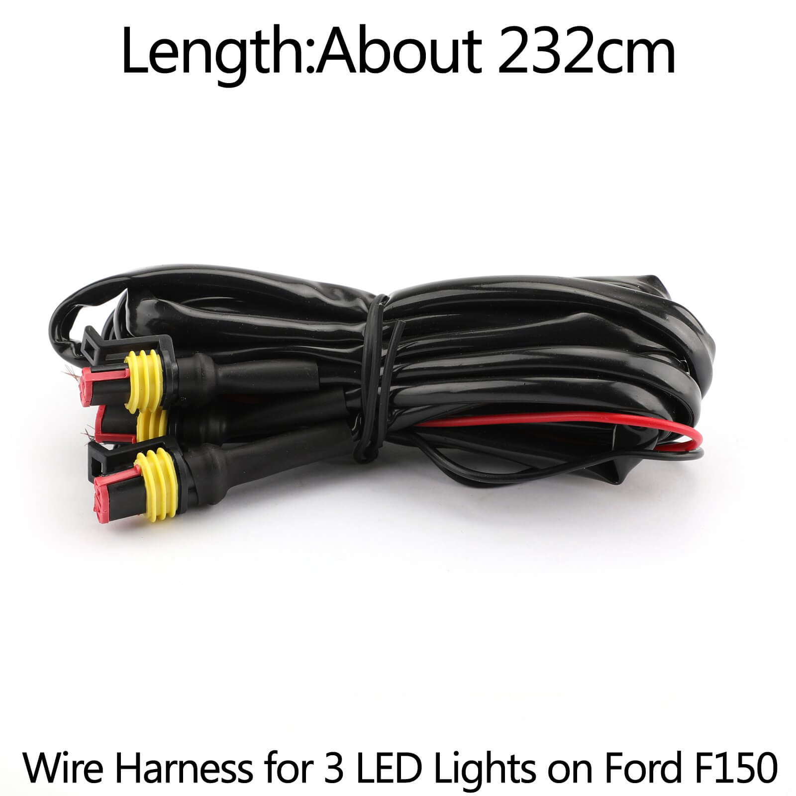 PALASER Ford F150 Raptor Grille Grill LED Light Wiring Harness Cable - Image 4