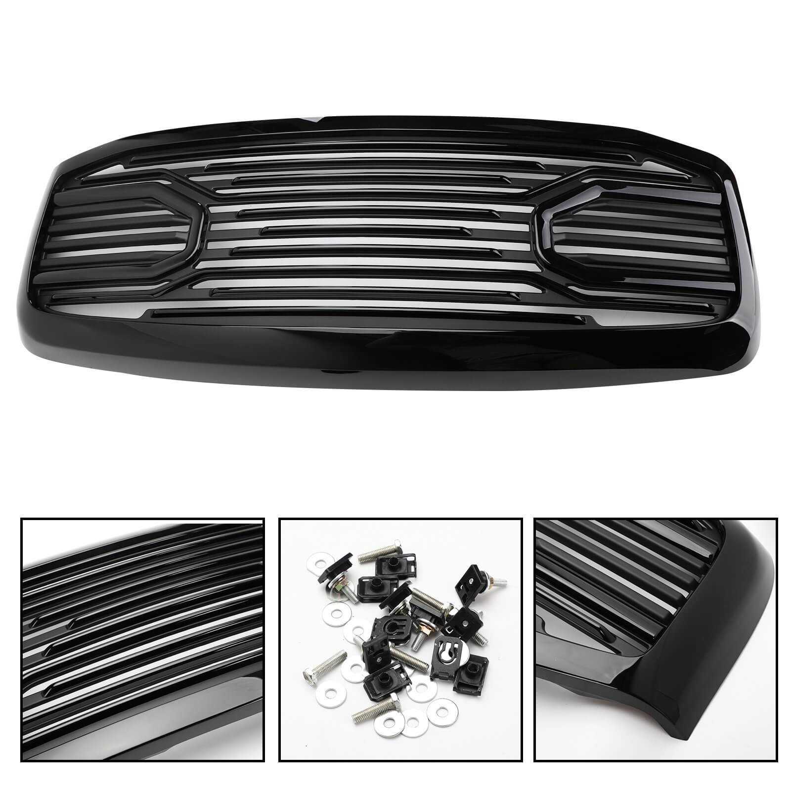 PALASER 2006-2008 Dodge Ram 1500 2500/ 3500 Big Horn Grille Mesh Front Grill Shell Replacement - Image 3