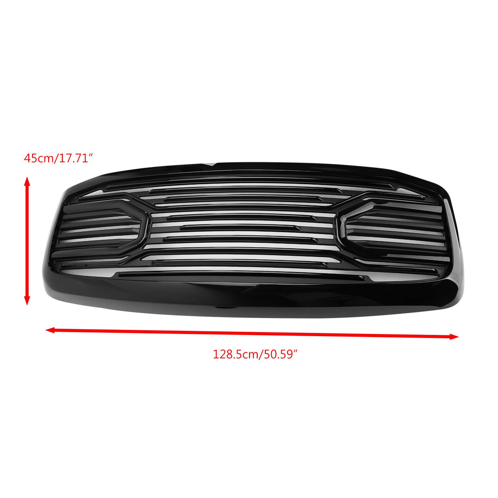 PALASER 2006-2008 Dodge Ram 1500 2500/ 3500 Big Horn Grille Mesh Front Grill Shell Replacement - Image 2