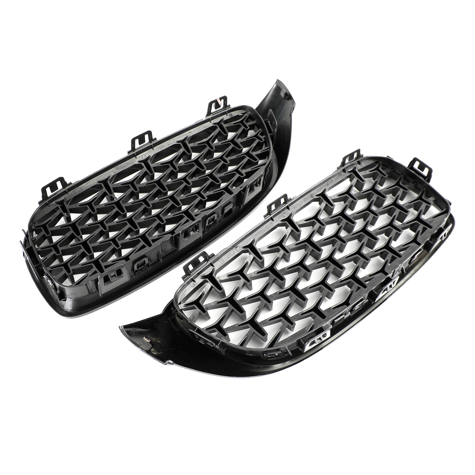PALASER Pair Diamond Front Upper Grille For 2014-2018 BMW 4 Series F32 F33 F36 F82 - Image 2