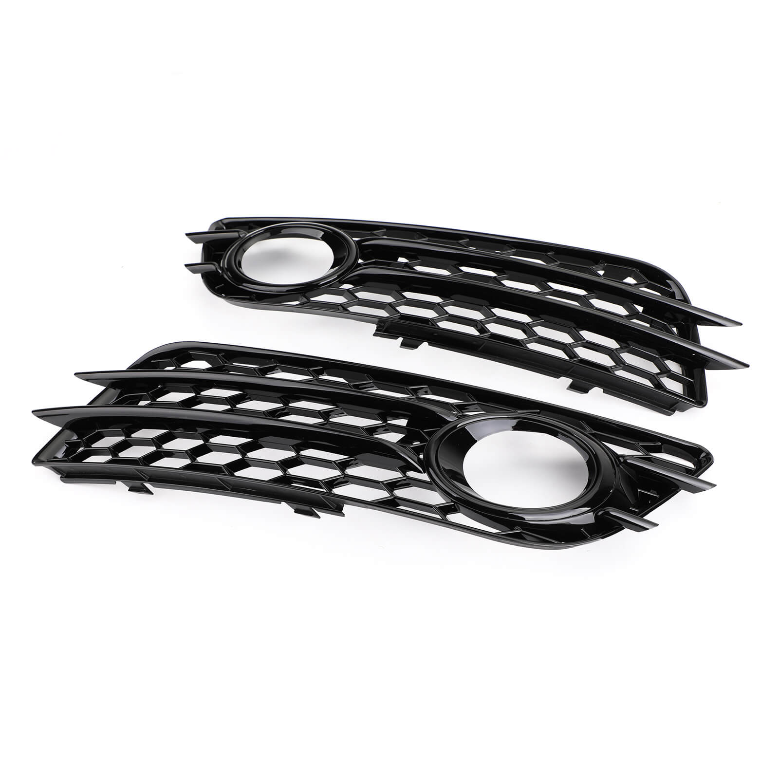 PALASER Audi A4 S-line S4 2008-2012 Sport Version Honeycomb Style Fog Light Grille Bumper - Image 10