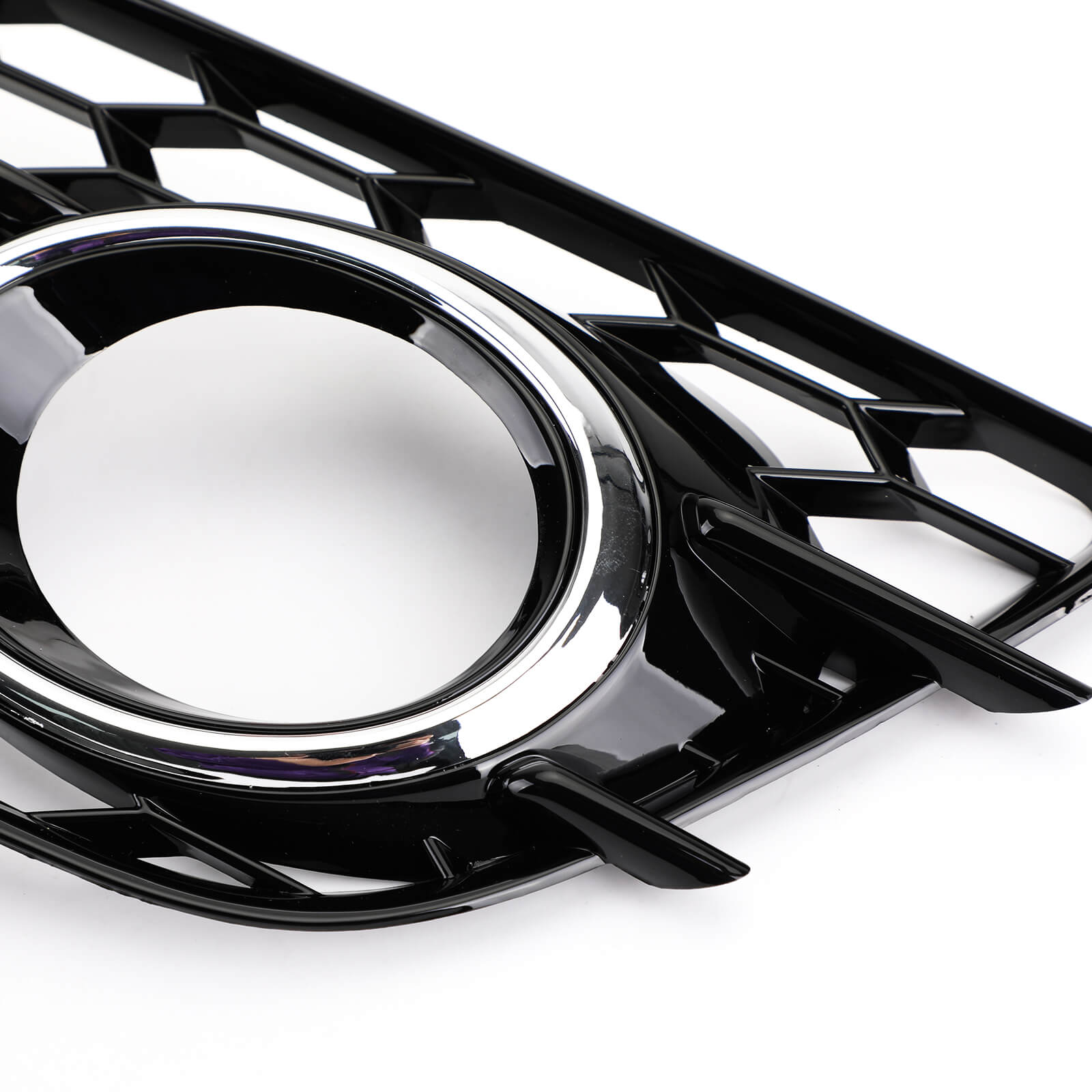 PALASER Audi A4 S-line S4 2008-2012 Sport Version Honeycomb Style Fog Light Grille Bumper - Image 7