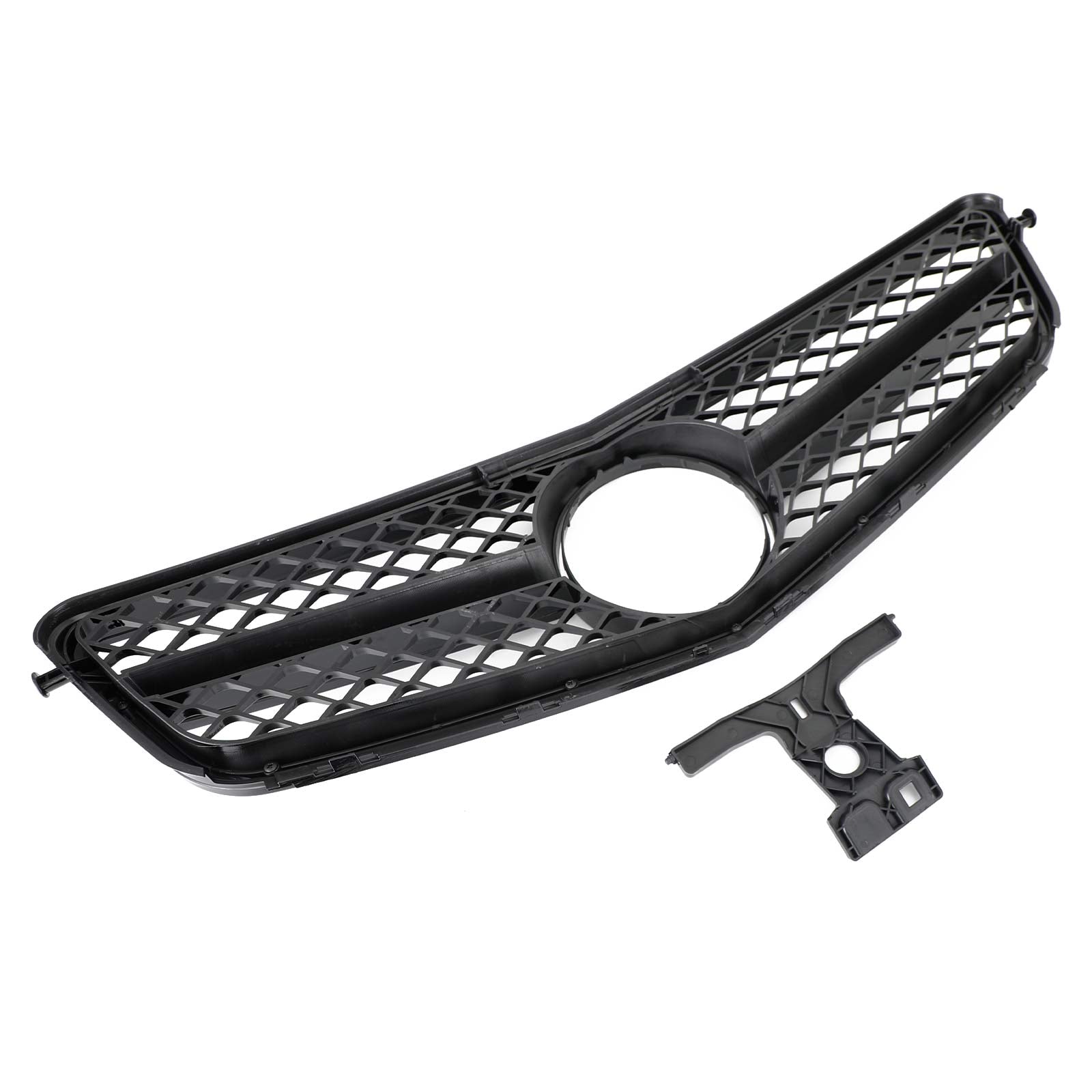 PALASER Benz C-class W204 C300 C350 2008-2014 Front Bumper Grille Grill W/led - Image 2