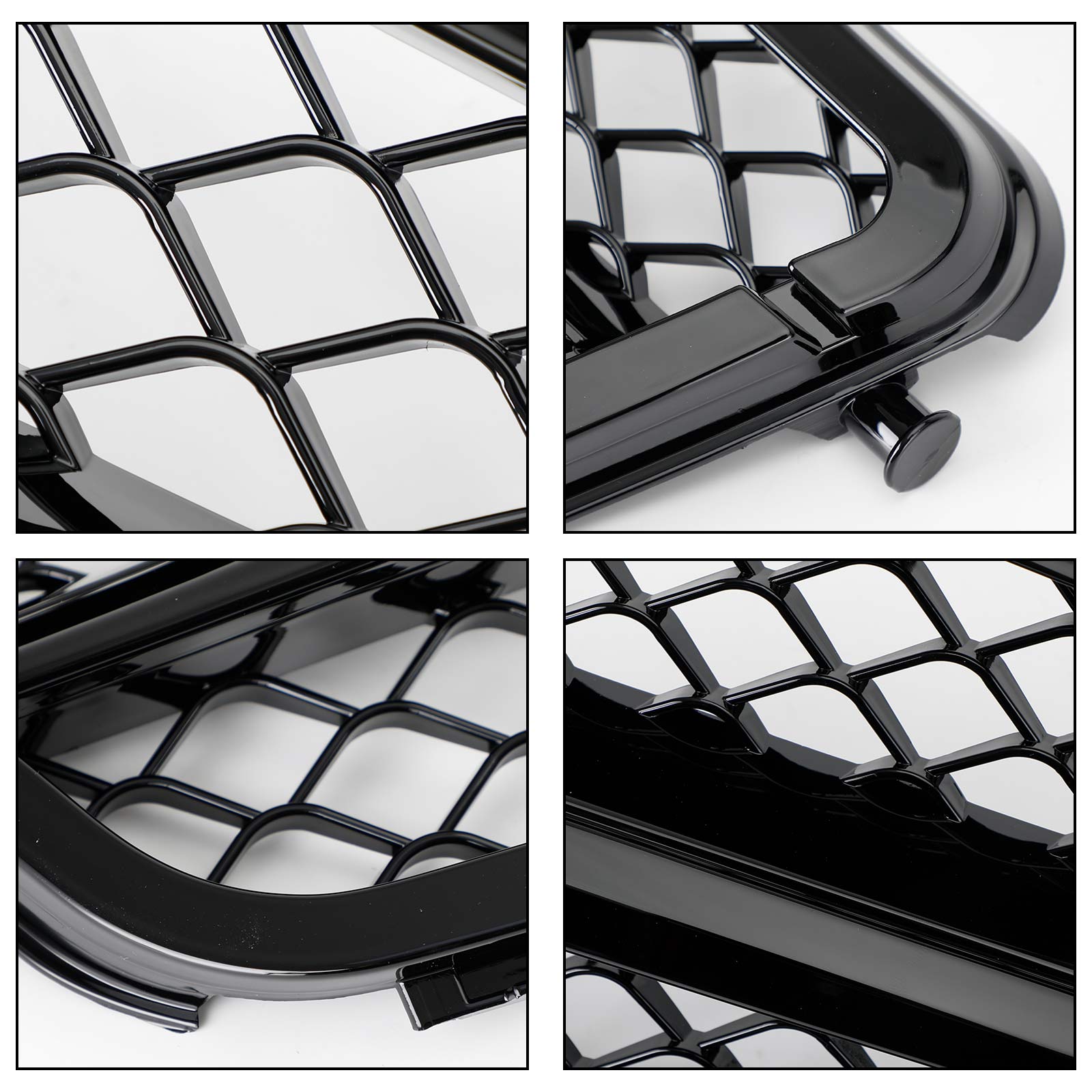 PALASER Benz C-class W204 C300 C350 2008-2014 Front Bumper Grille Grill W/led - Image 3