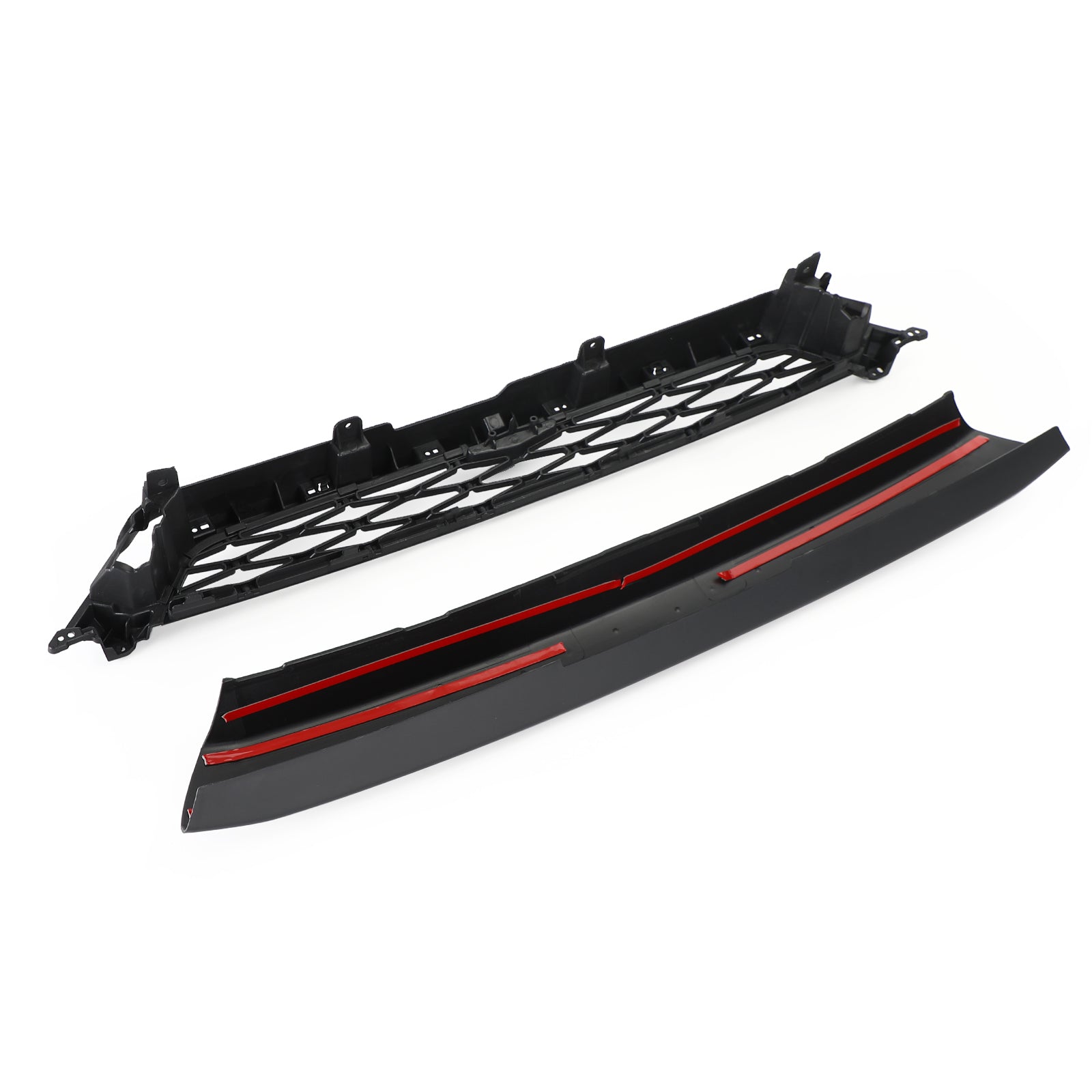 PALASER Need To Drill Version 4Runner Trd Pro 20-23 Black Front Bumper Grill+gray - Image 3