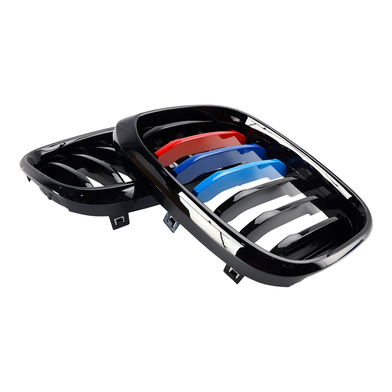 PALASER BMW G01 X3 G02 X4 Pair M-color Kidney Grill Grille 51138469959 Gloss Black - Image 10