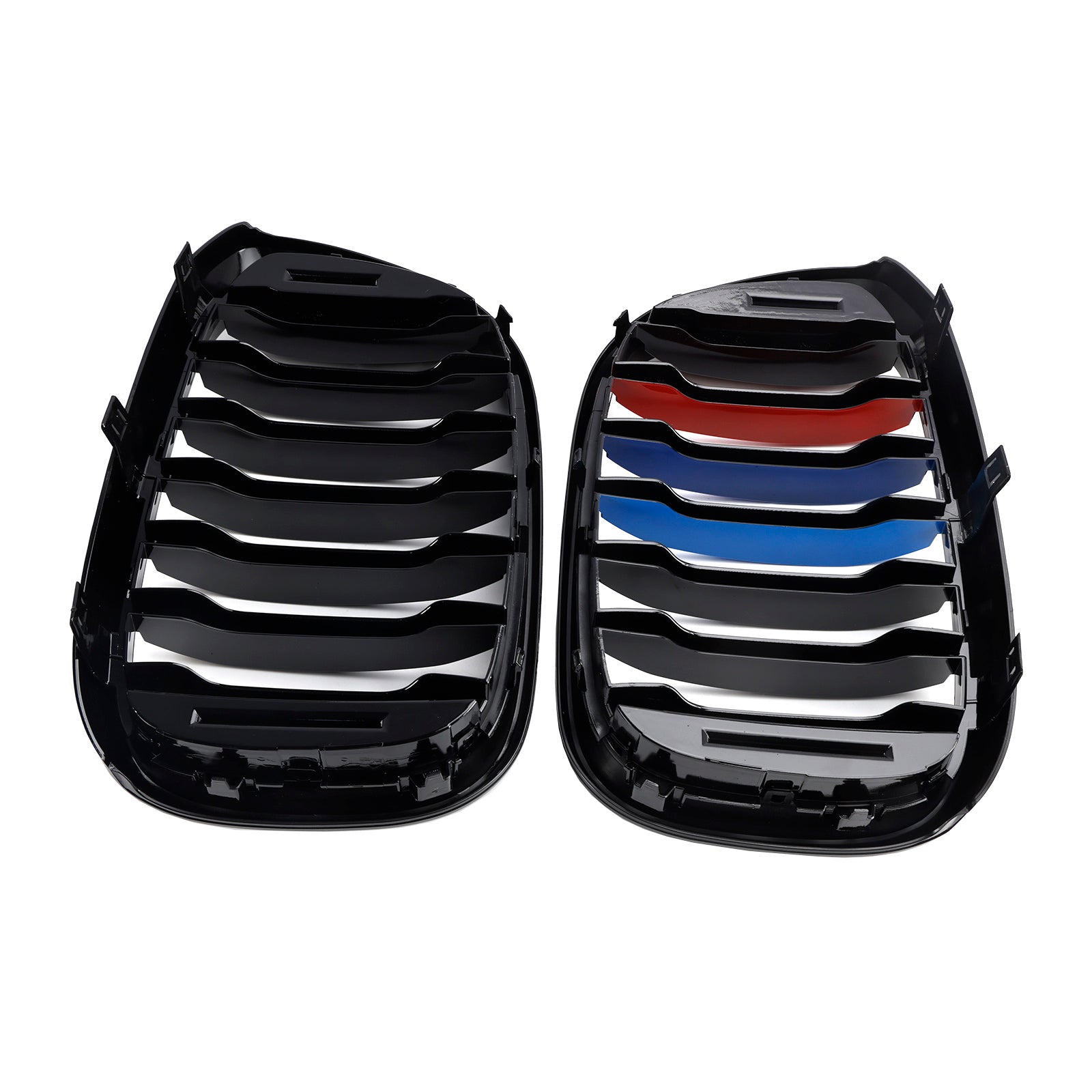 PALASER BMW G01 X3 G02 X4 Pair M-color Kidney Grill Grille 51138469959 Gloss Black - Image 12