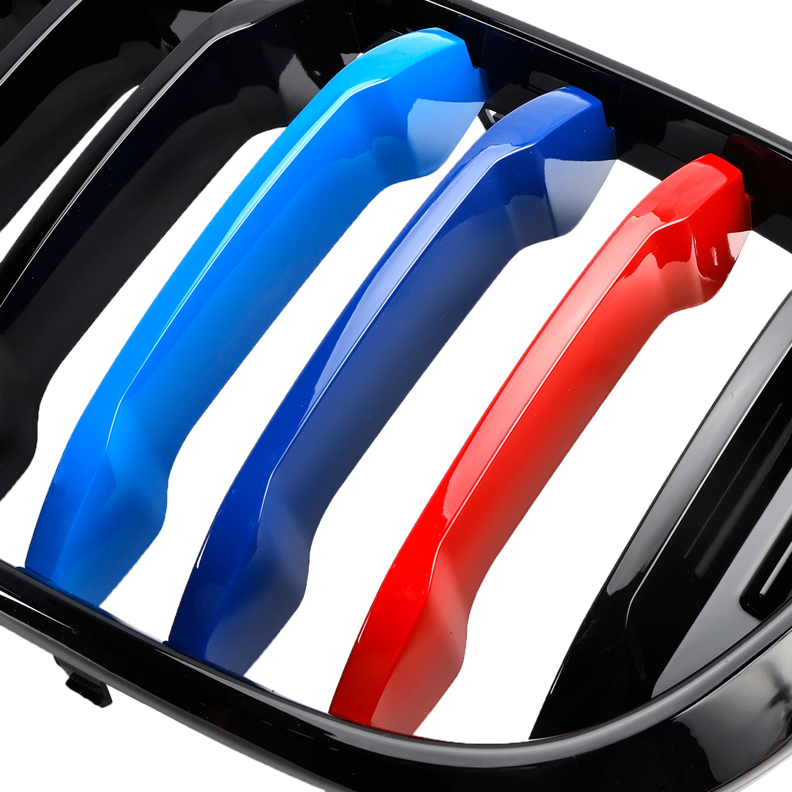 PALASER BMW G01 X3 G02 X4 Pair M-color Kidney Grill Grille 51138469959 Gloss Black - Image 13