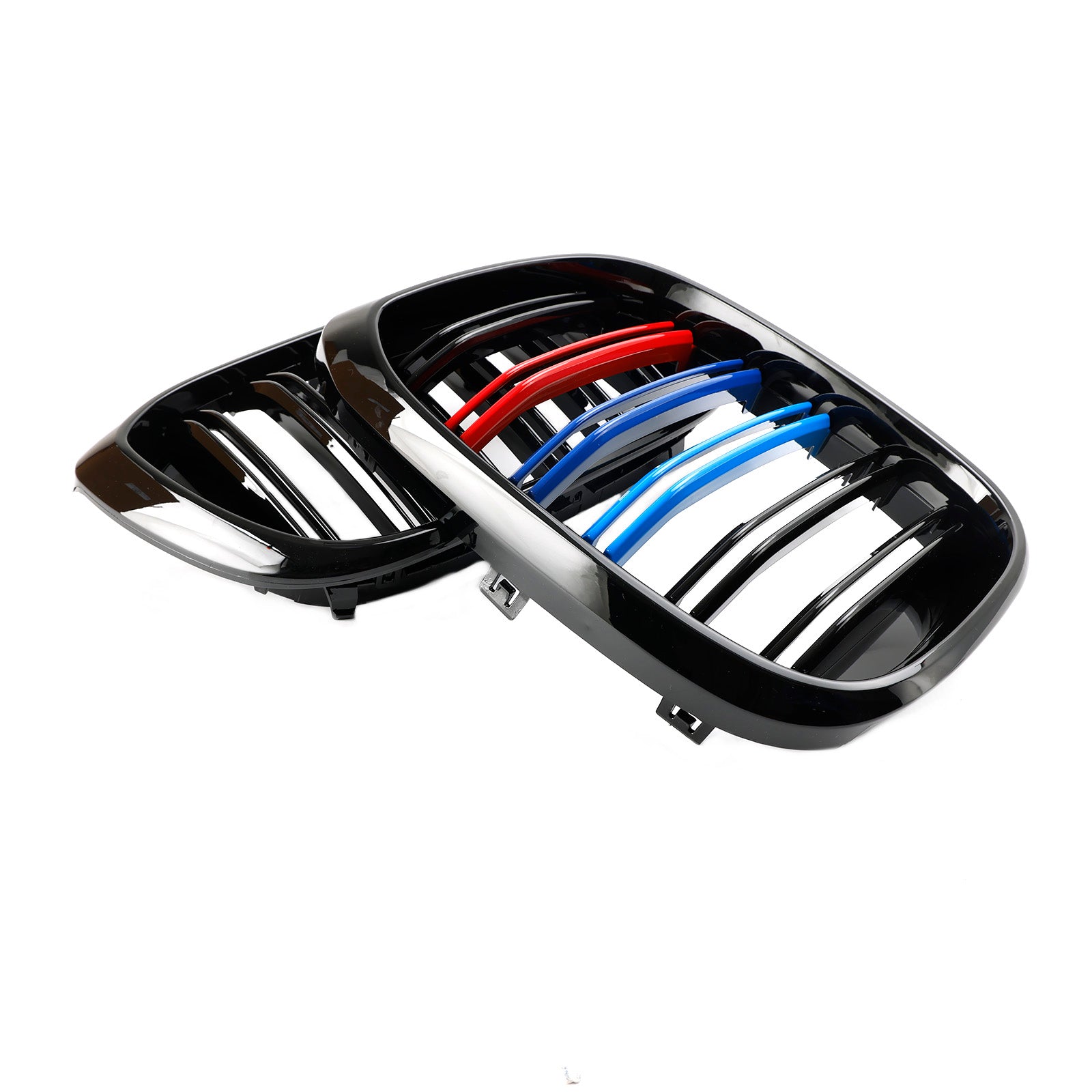 PALASER 2018-2021 BMW G01 X3 G02 X4 2PCS M-color Kidney Grill Grille 51138469959 Gloss Black - Image 10