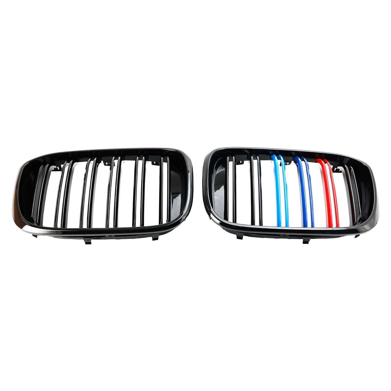 PALASER 2018-2021 BMW G01 X3 G02 X4 2PCS M-color Kidney Grill Grille 51138469959 Gloss Black - Image 16