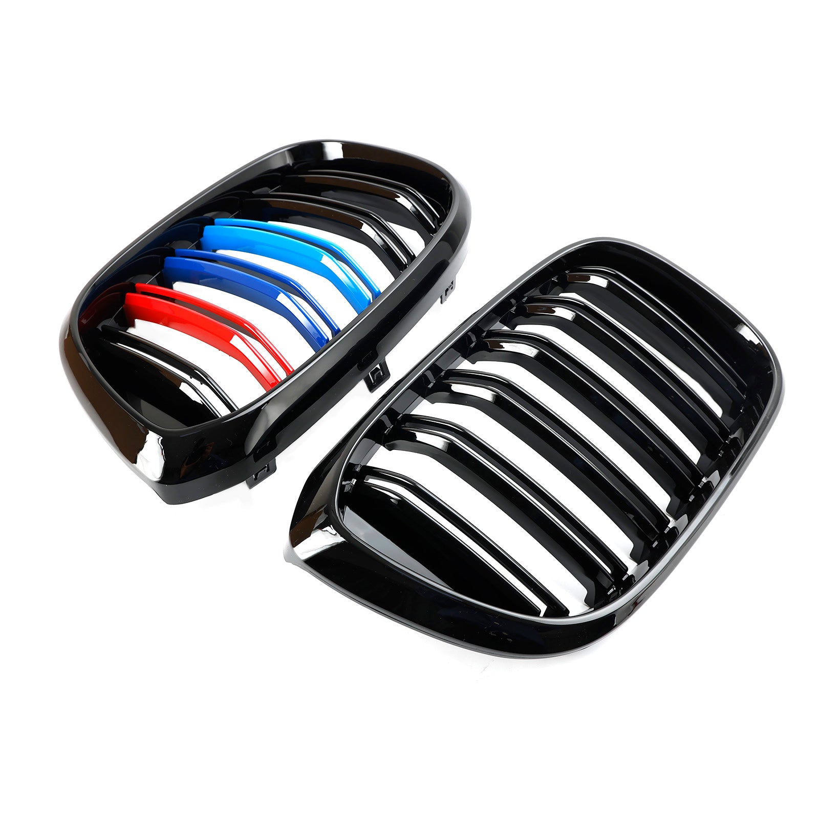 PALASER 2018-2021 BMW G01 X3 G02 X4 2PCS M-color Kidney Grill Grille 51138469959 Gloss Black