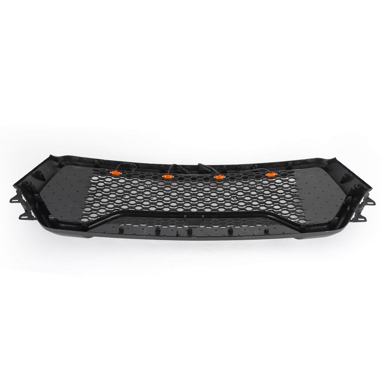 PALASER 2019-2024 Dodge Ram 1500 Trx Style LED Honeycomb Front Upper Hood Grille - Image 2
